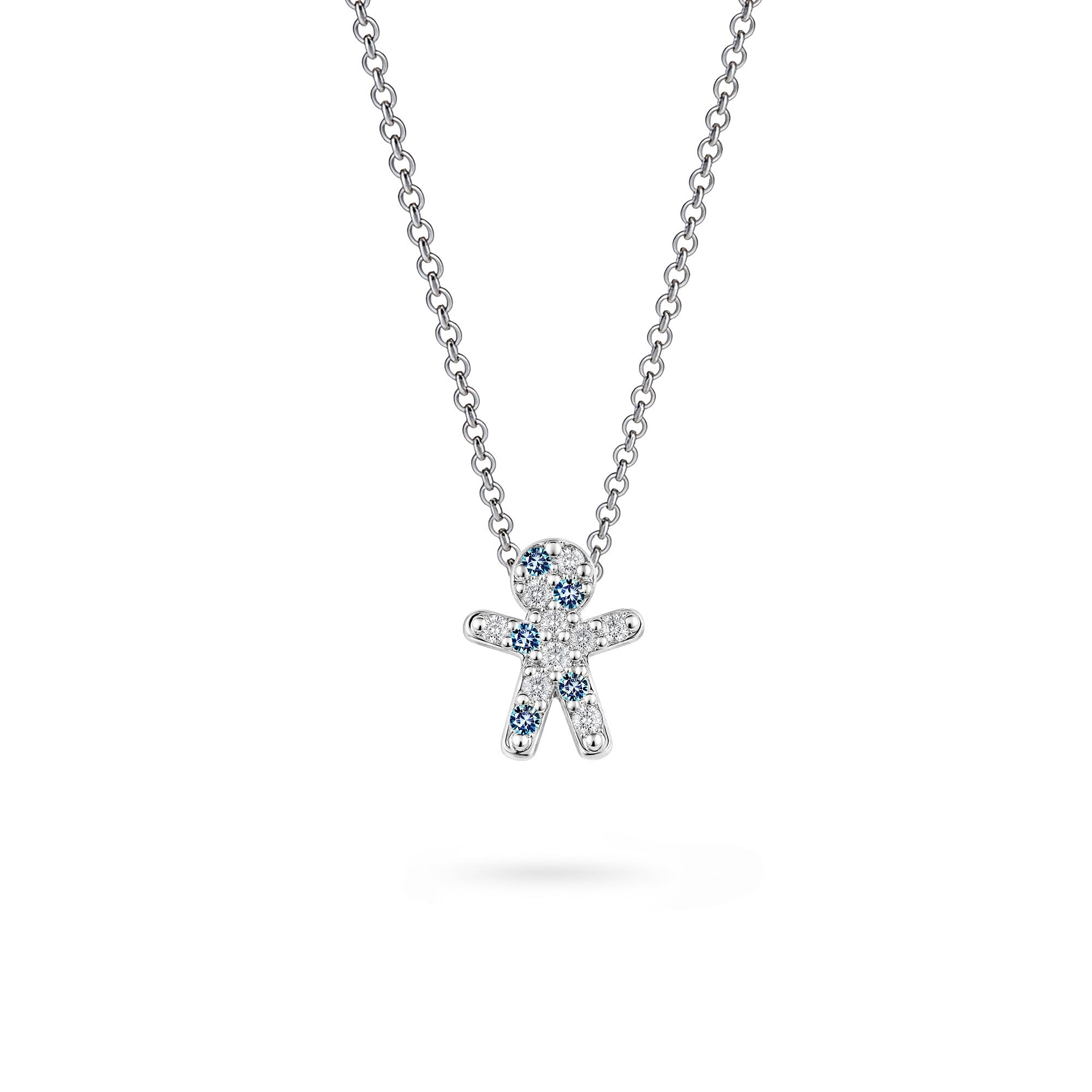 The Fancy Little One – Blue Outfit | Weissgold 18 K