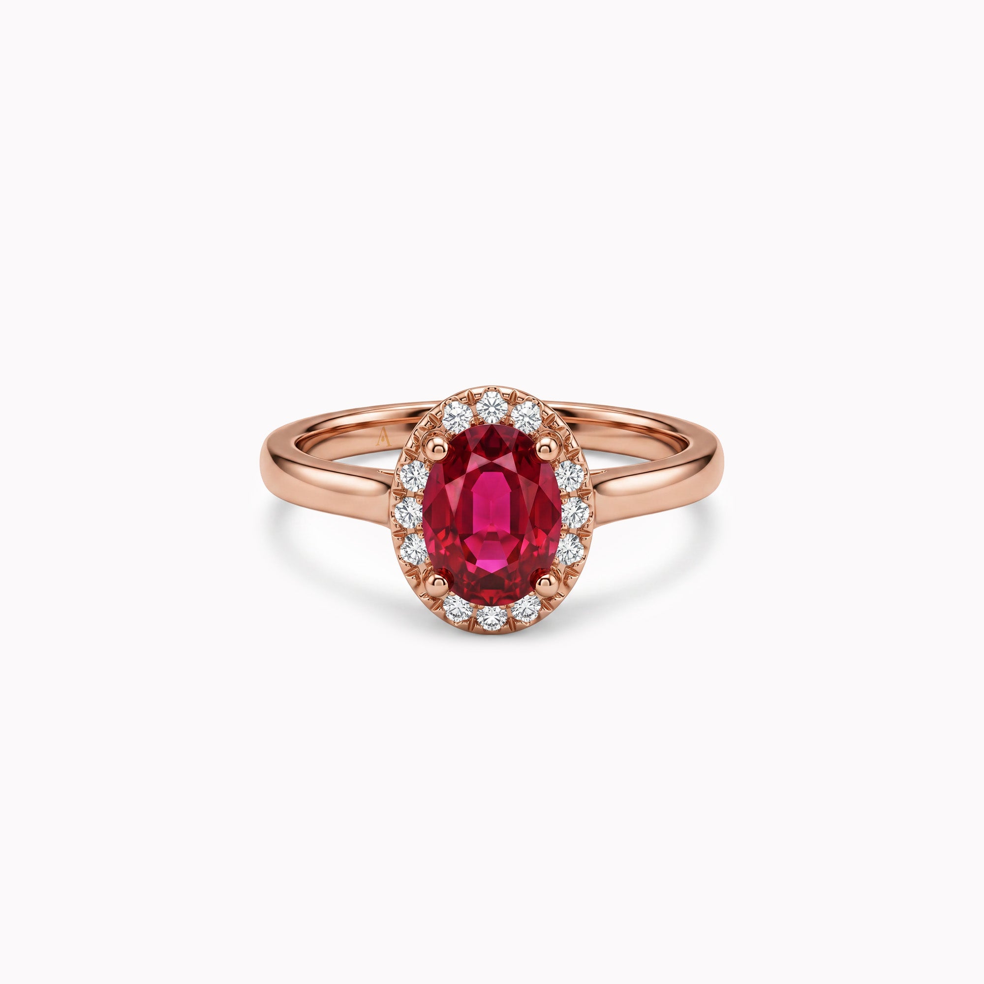 The Red Temple 1.00 carats - Red Gold 18k