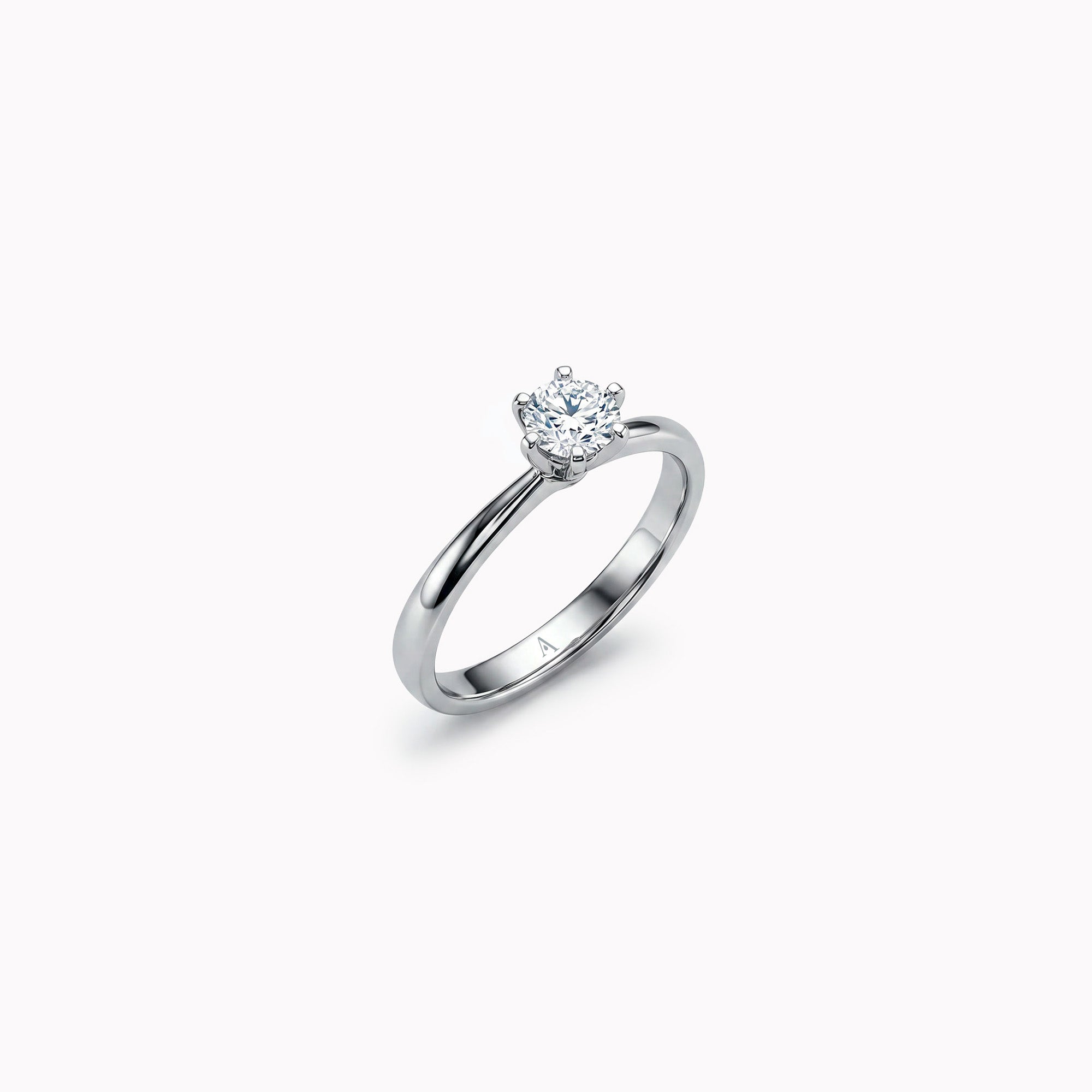 Sobriété Heureuse (L) - 0.50 carat - or blanc 18k