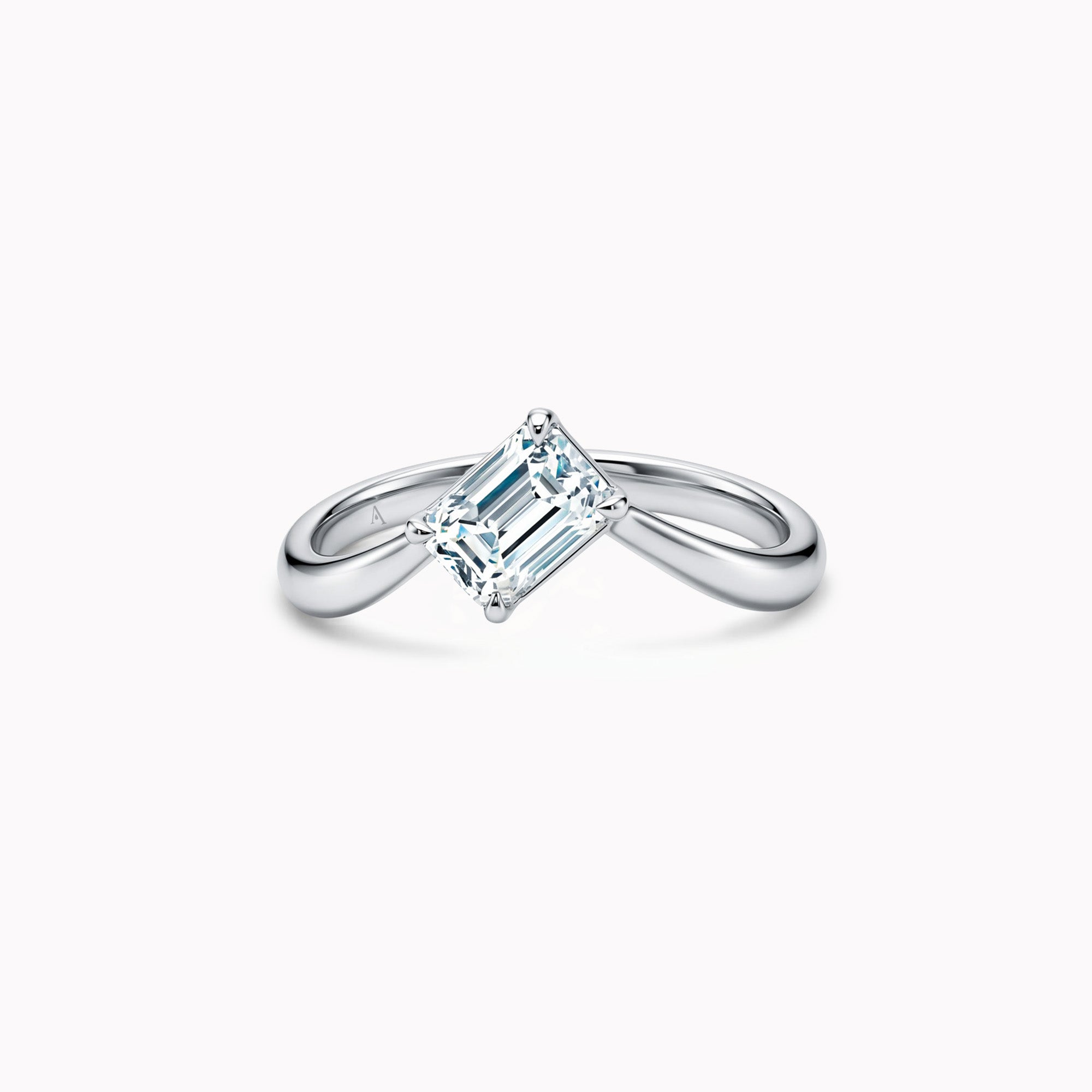 The Little Ice Skating Girl 0.65 carat - platine 950