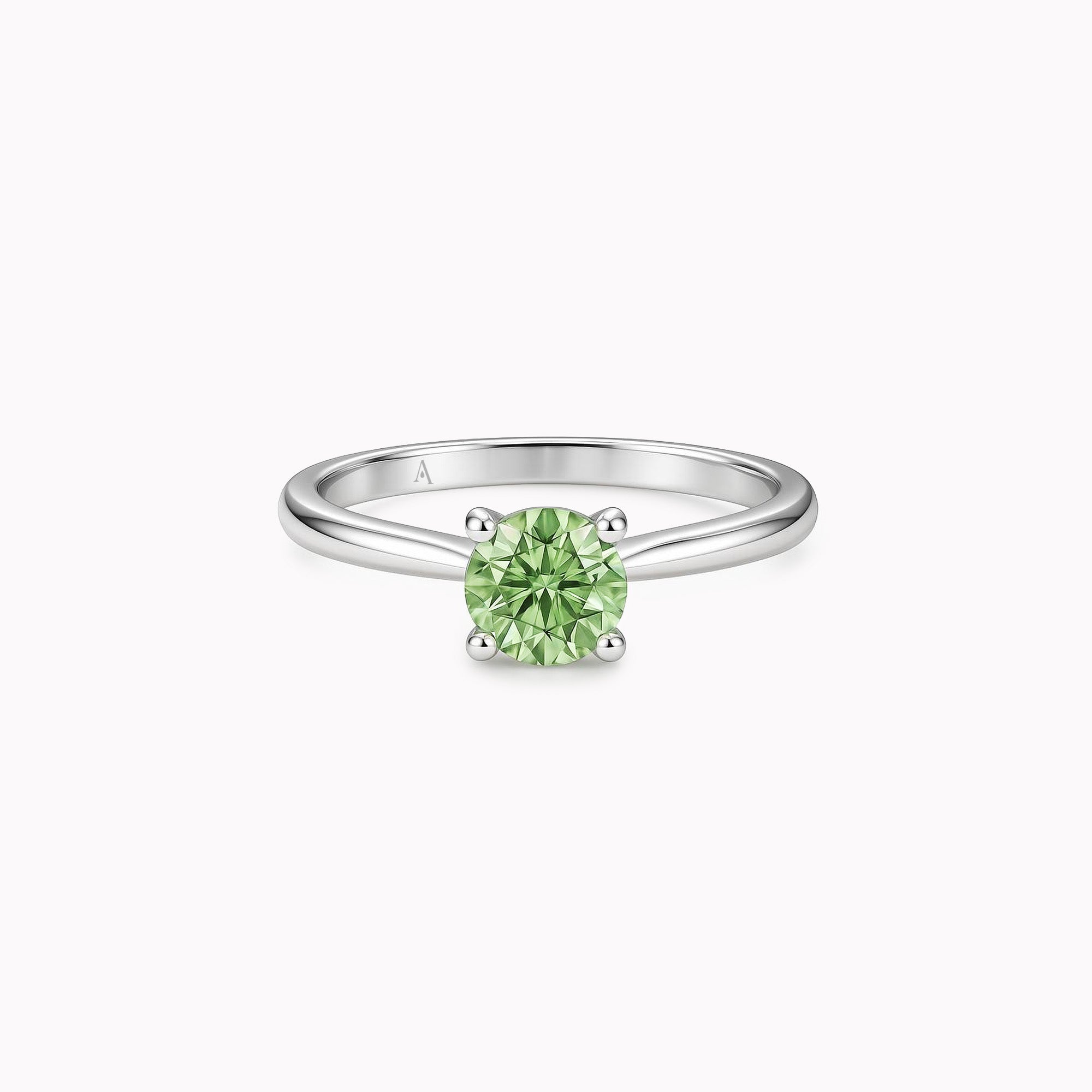 The V-Shape L Green 0.50 Karat - Weißgold 18k