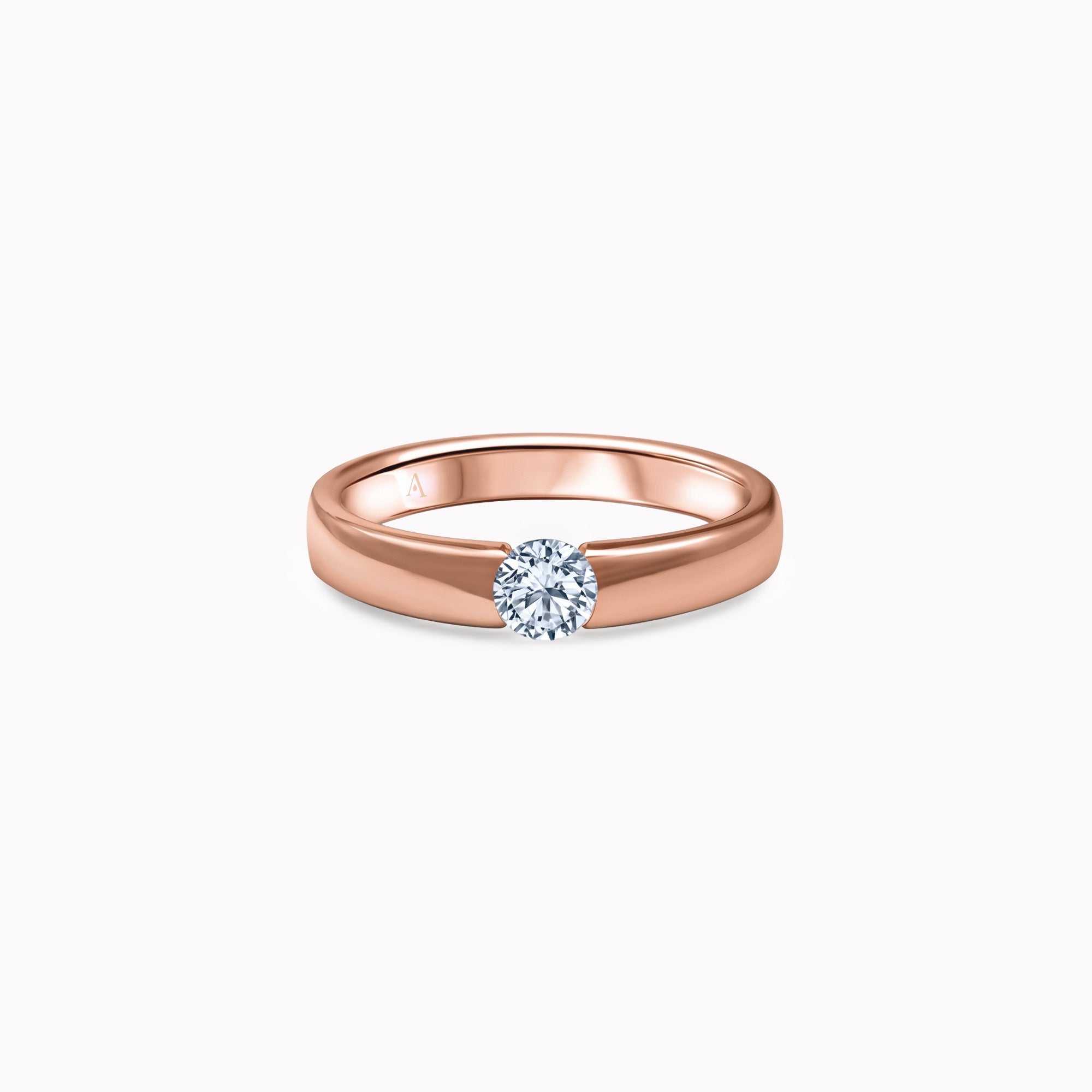 The Minimalist Lady 0.30 Karat - Rotgold 18 K