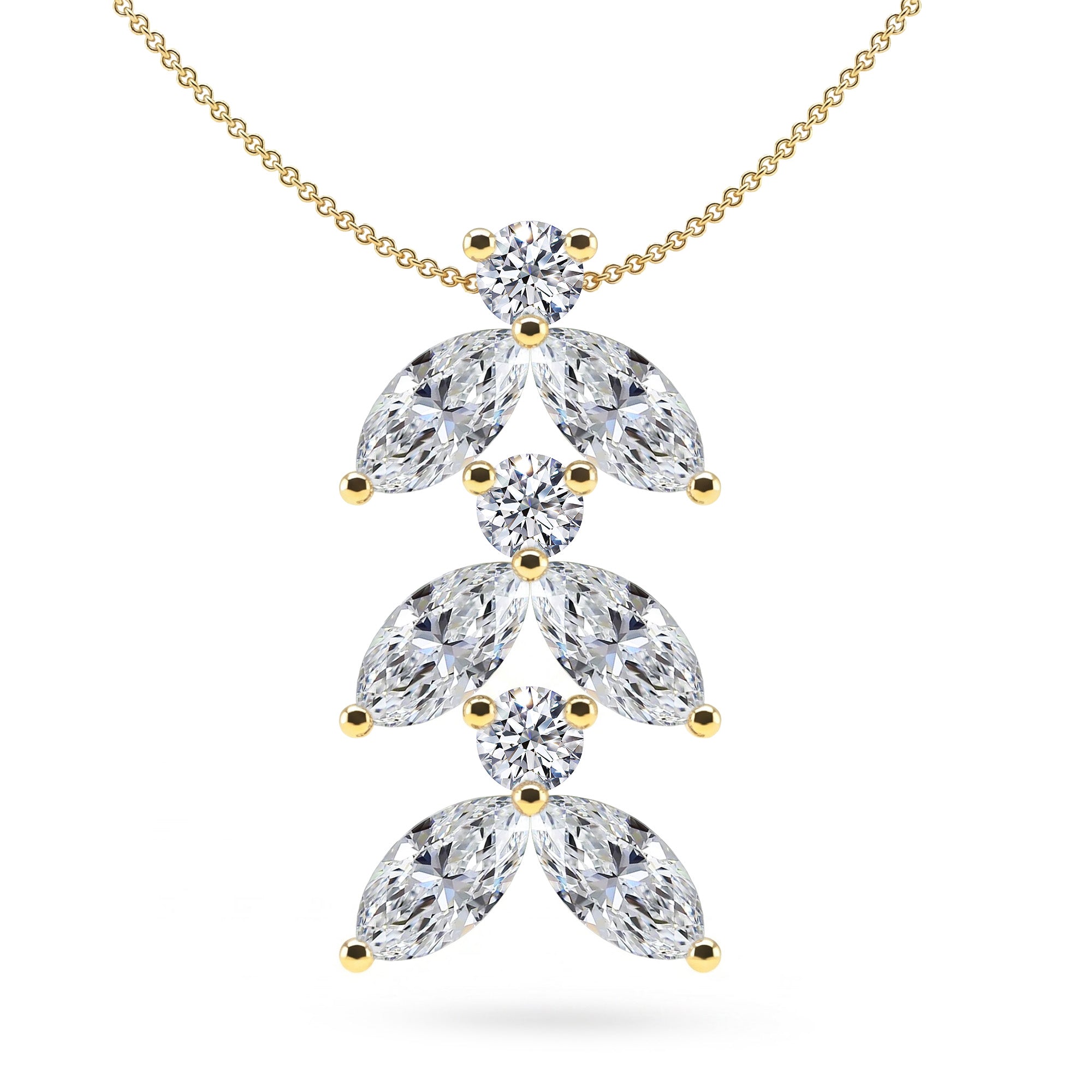 Necklace Little Bees - Yellow Gold 18k