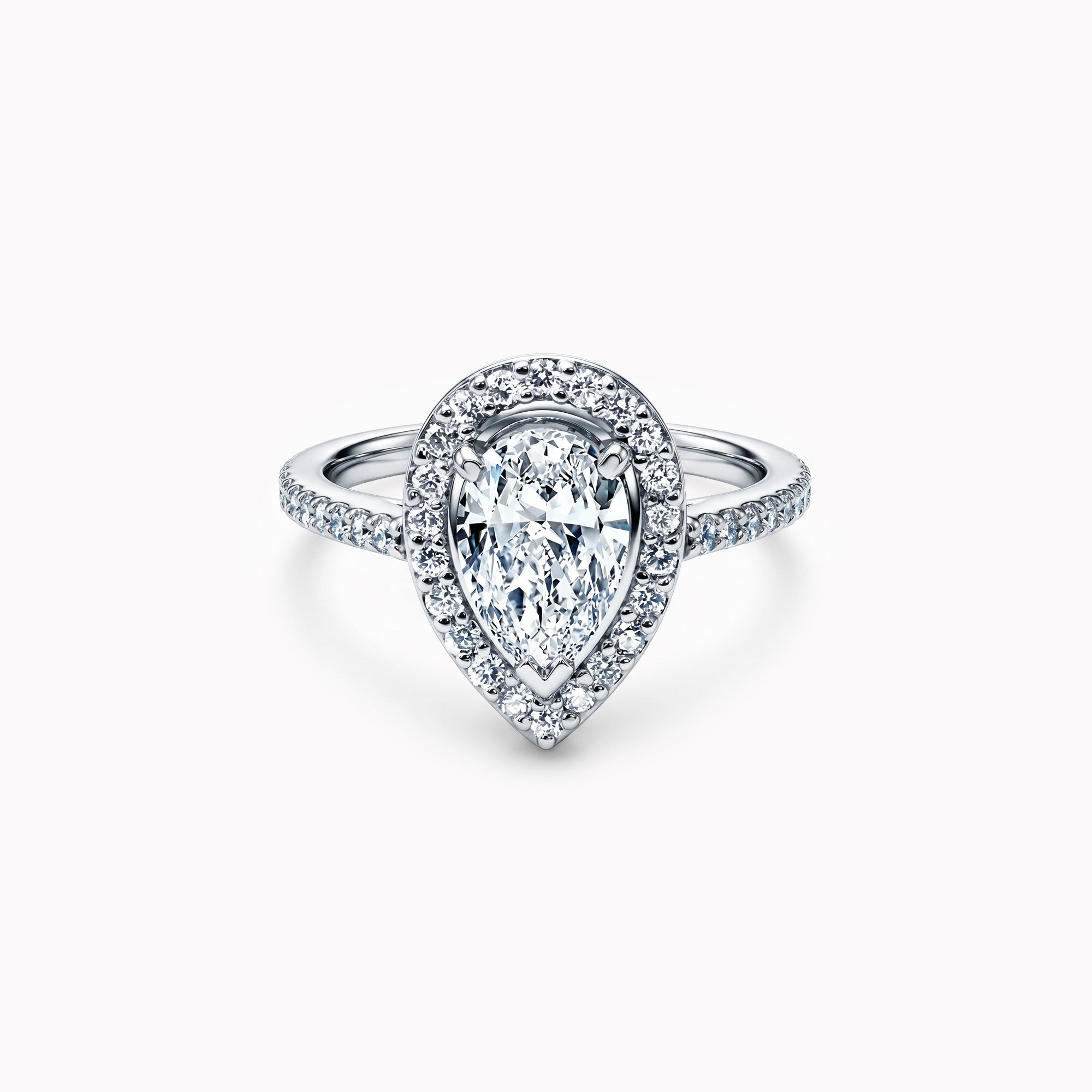 Infinite Tear of Joy  1.00 carat - platine 950