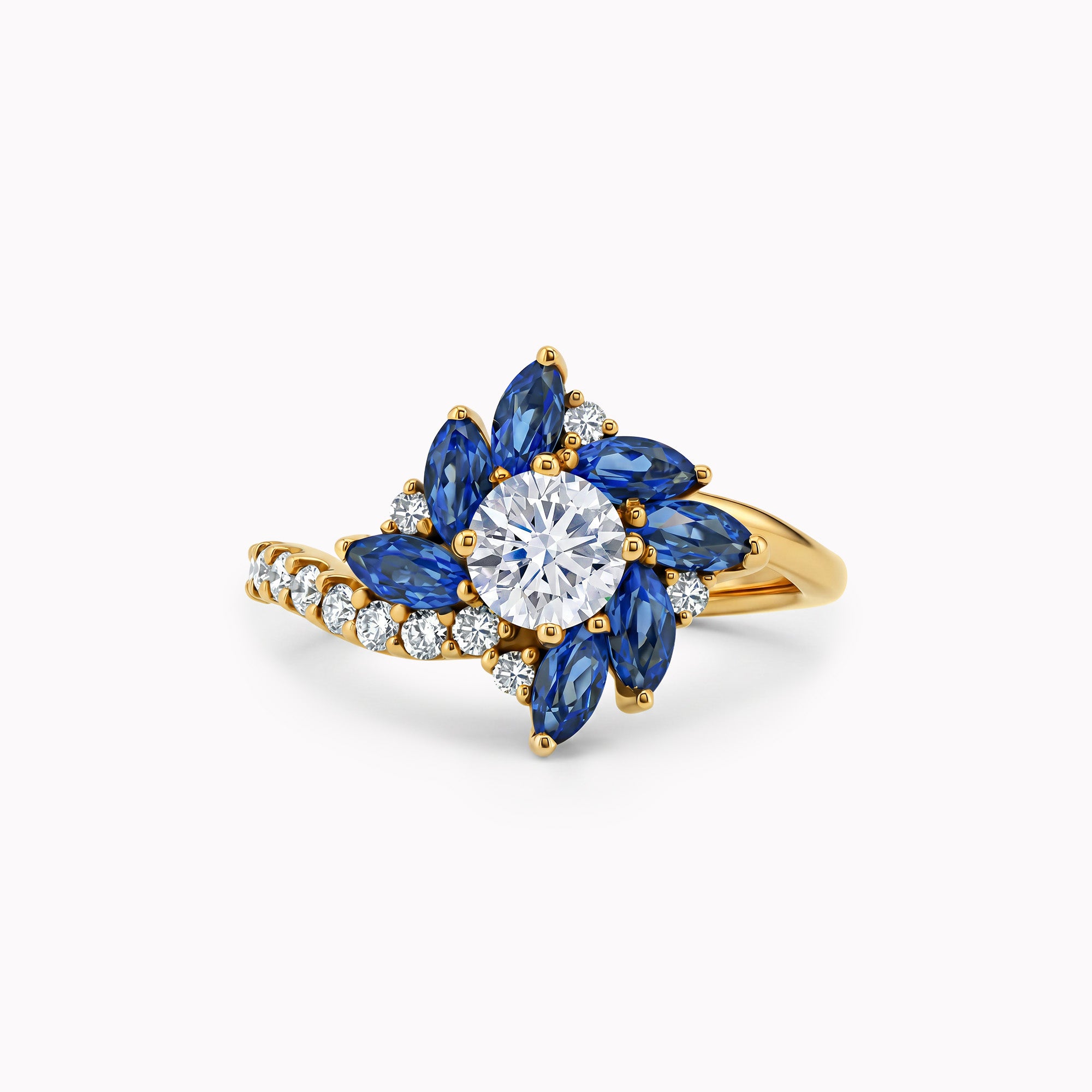 Enigmatic Nightflower - or Jaune 18k