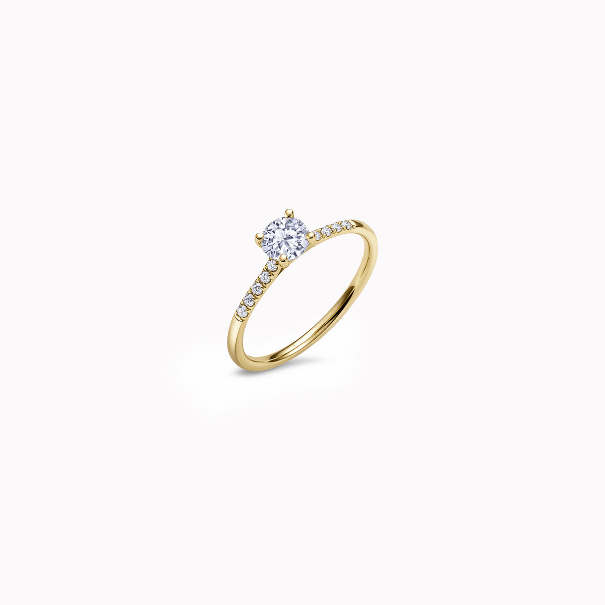 The Fancy V-shape M 0.30 carats - or jaune 18k