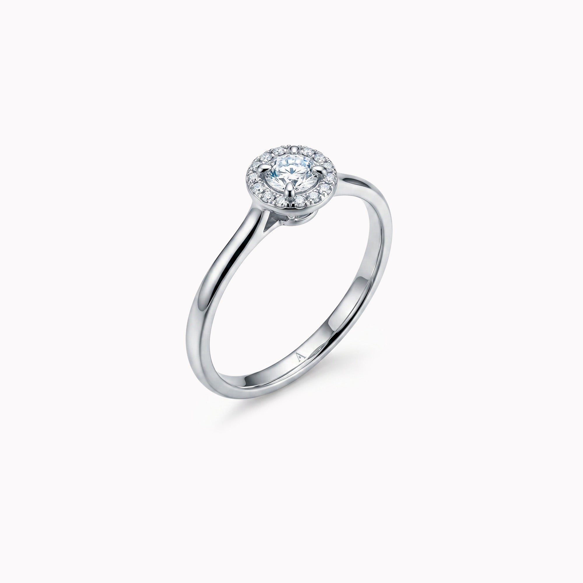 The Little Funkee Girl 0.20 carats - or blanc 18k