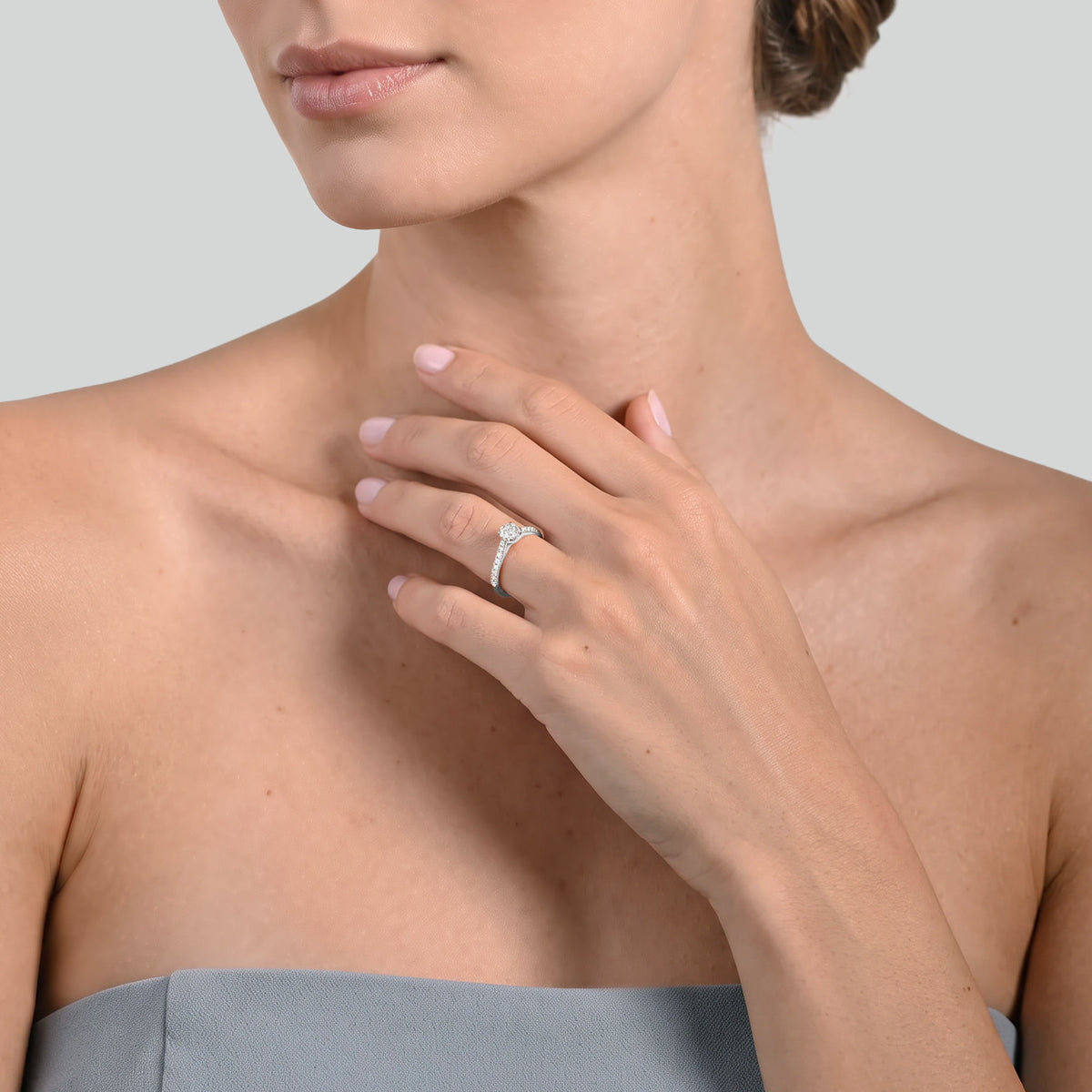 Fancy Miss Sweetheart - 0.50 carat - or blanc 18k