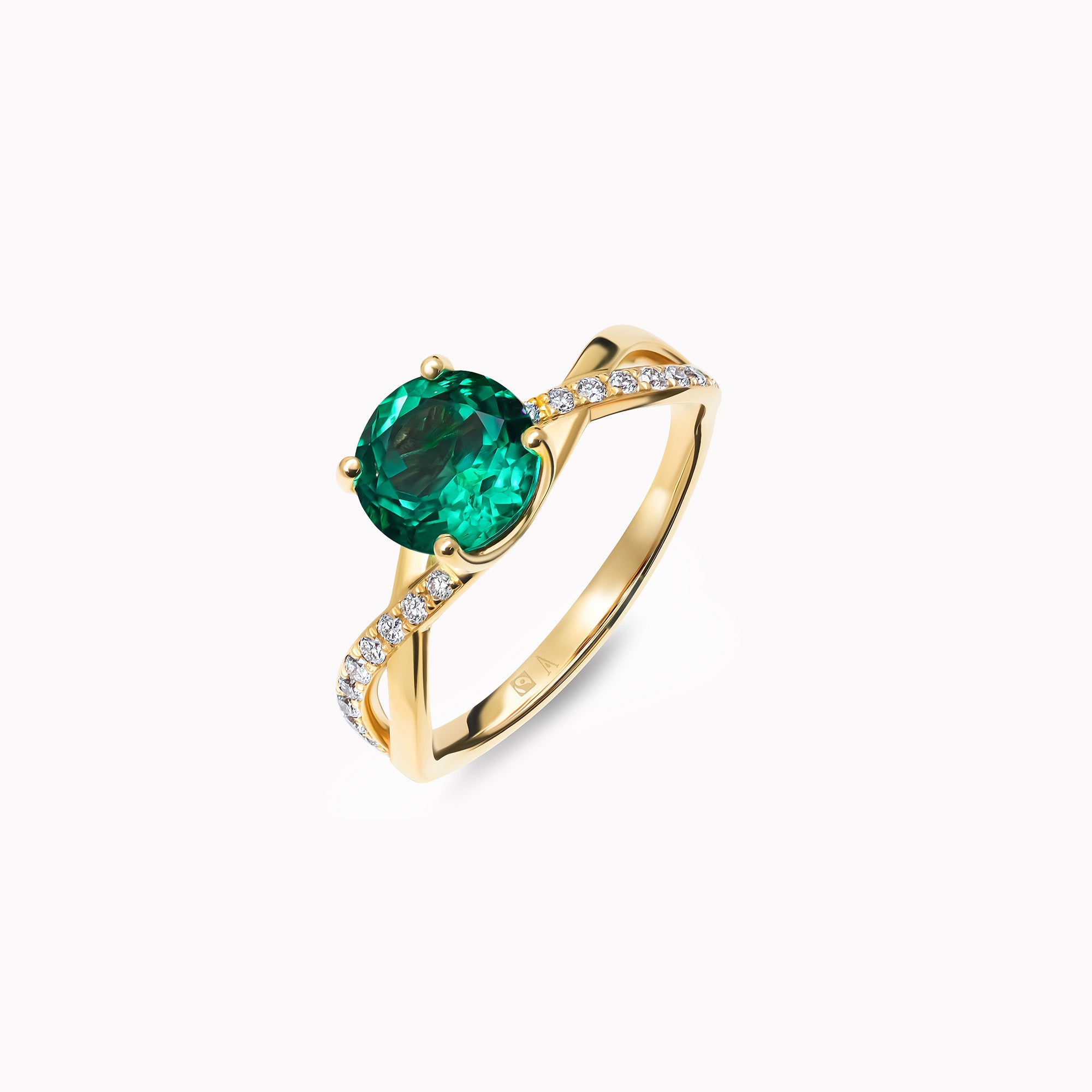 Féeriquement coquette - 1.00 carat - or jaune 18k