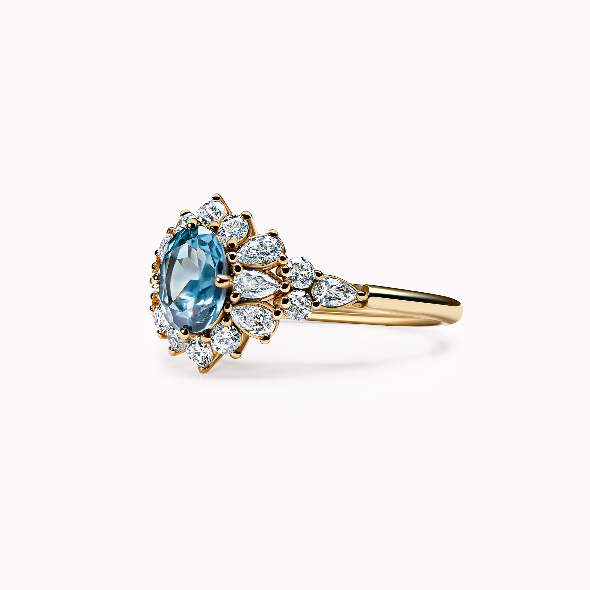 The fantastic Blooming Flower Oval - or jaune18k