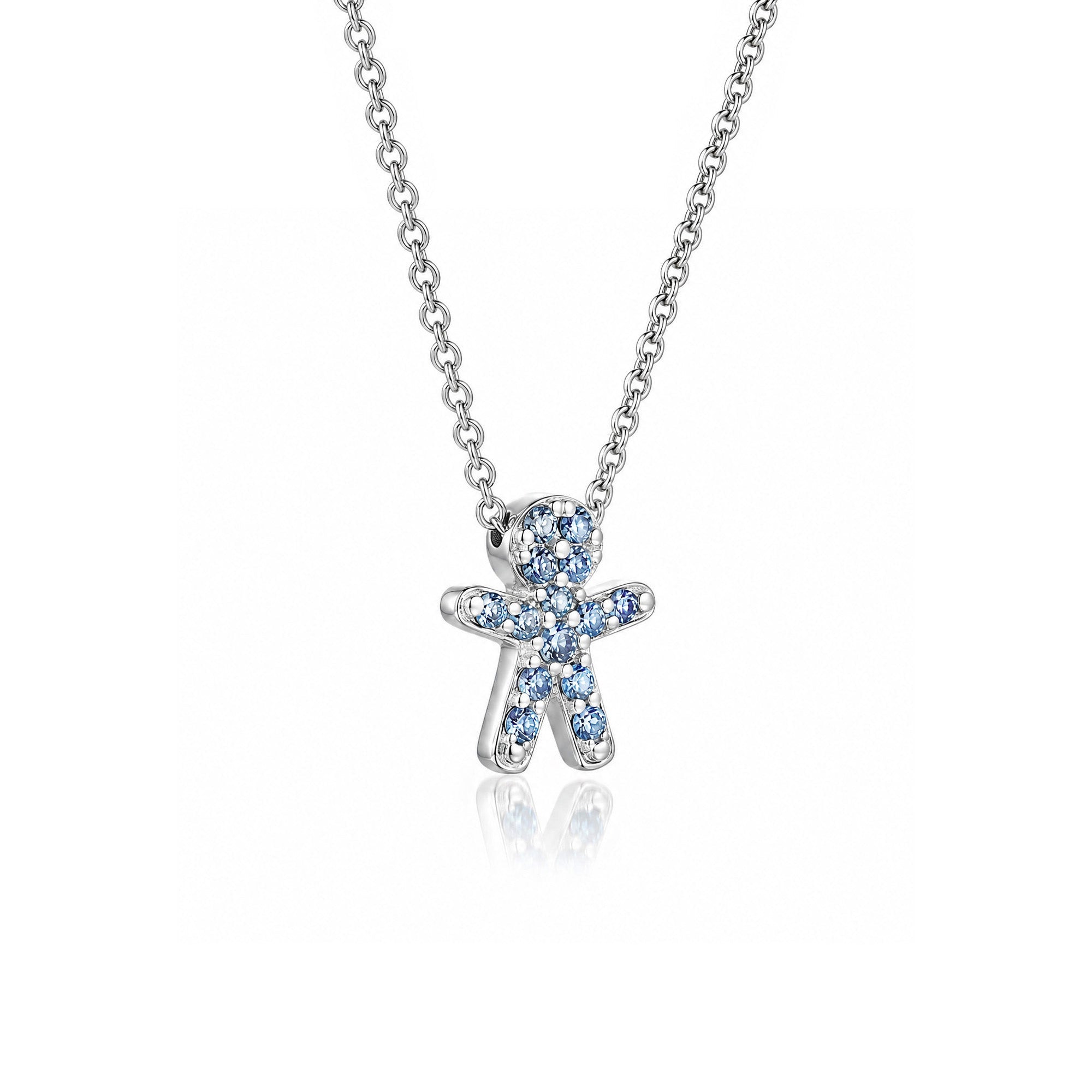 The Fancy Little One – Blue | Weissgold 18 K
