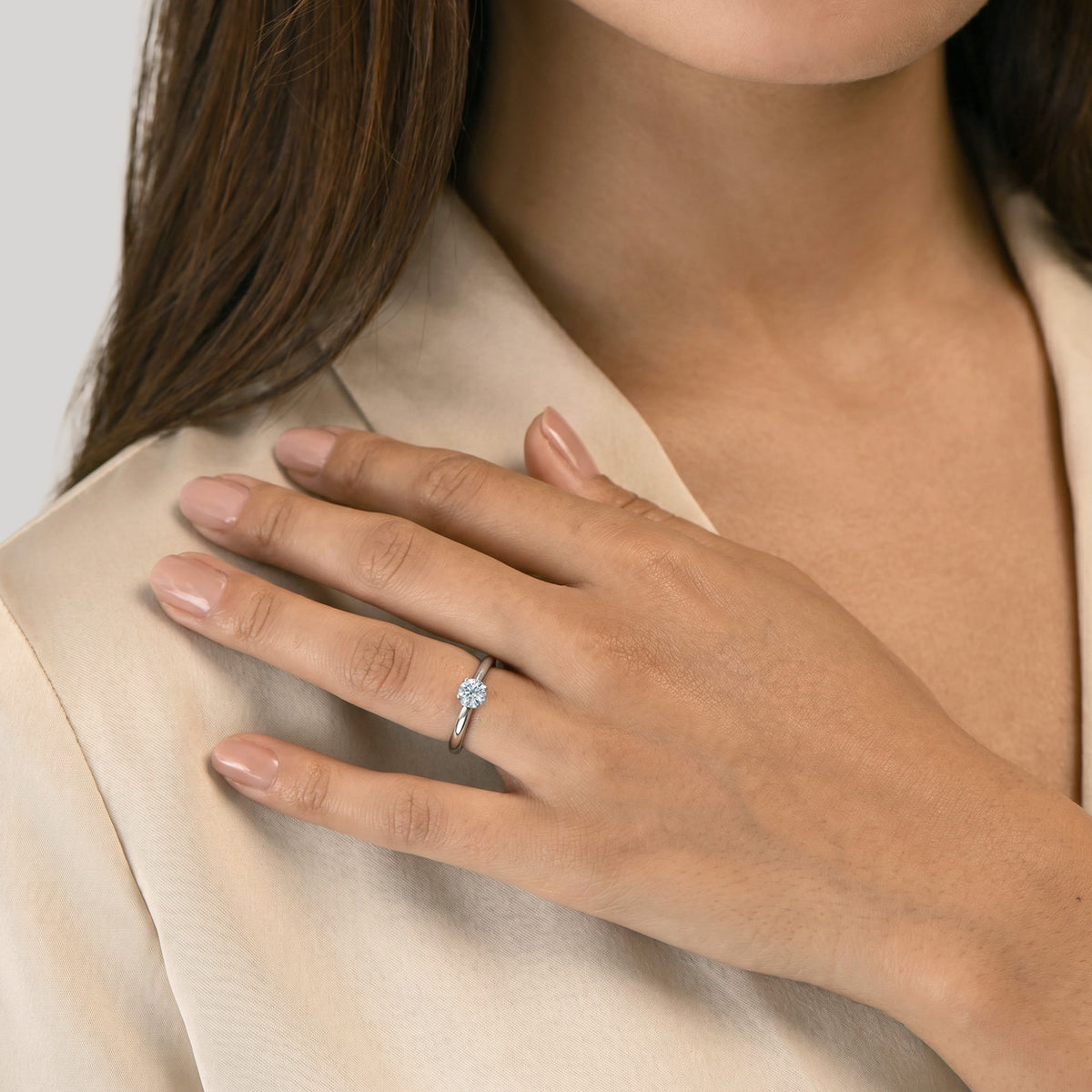 Miss Sweetheart  - 0.50 Karat - Weissgold 18 K