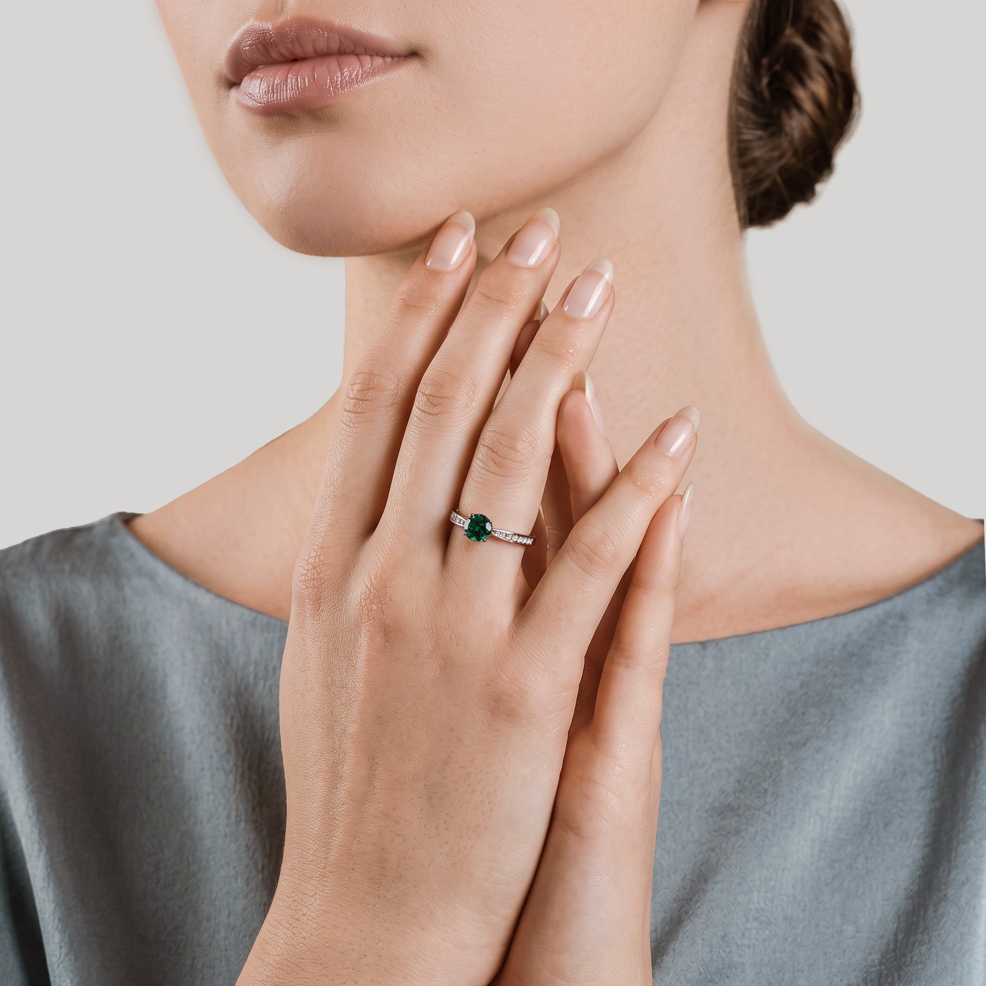 Misty Morning - or blanc 18k