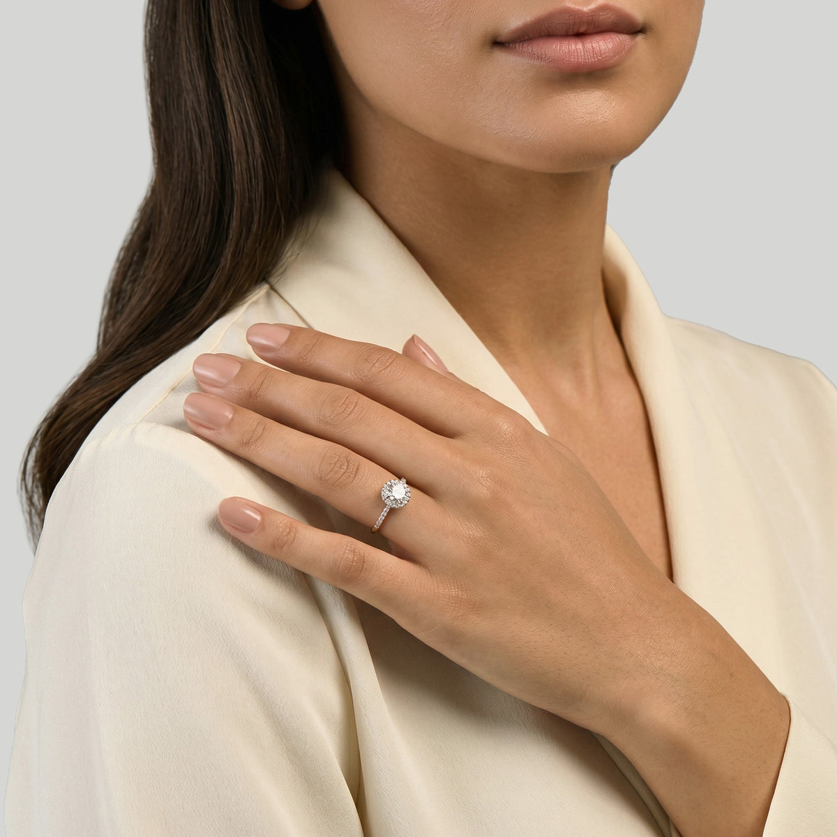 The Funkee Girl 0.50 carats - or rouge 18k