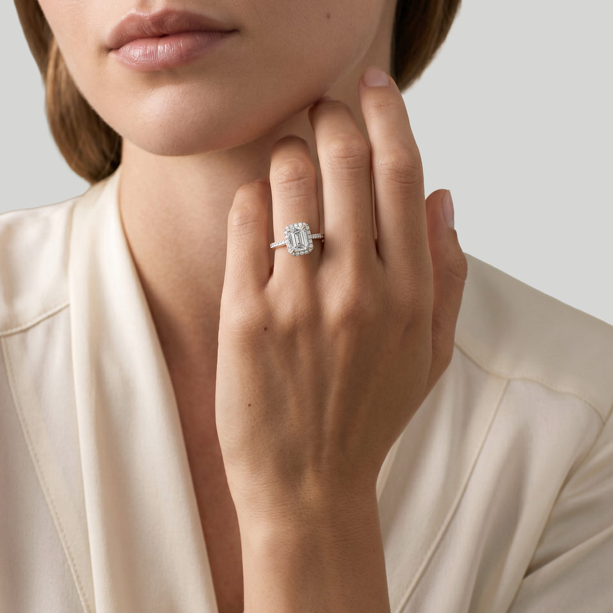 The Little Sleeping Beauty 1.00 carat - or rouge 18k