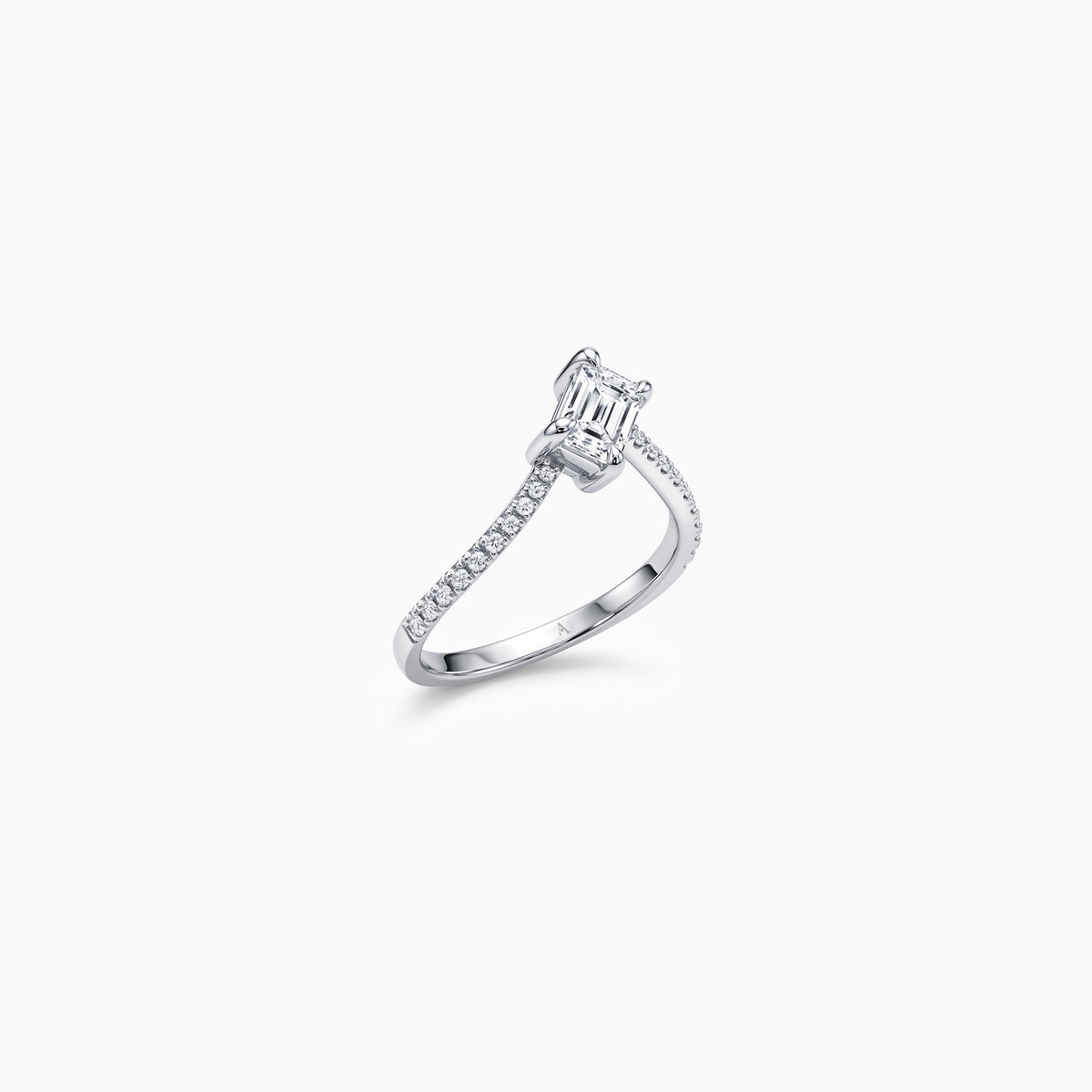 The Fancy Little Ice Skating Girl 1.00 Karat - Weissgold 18K