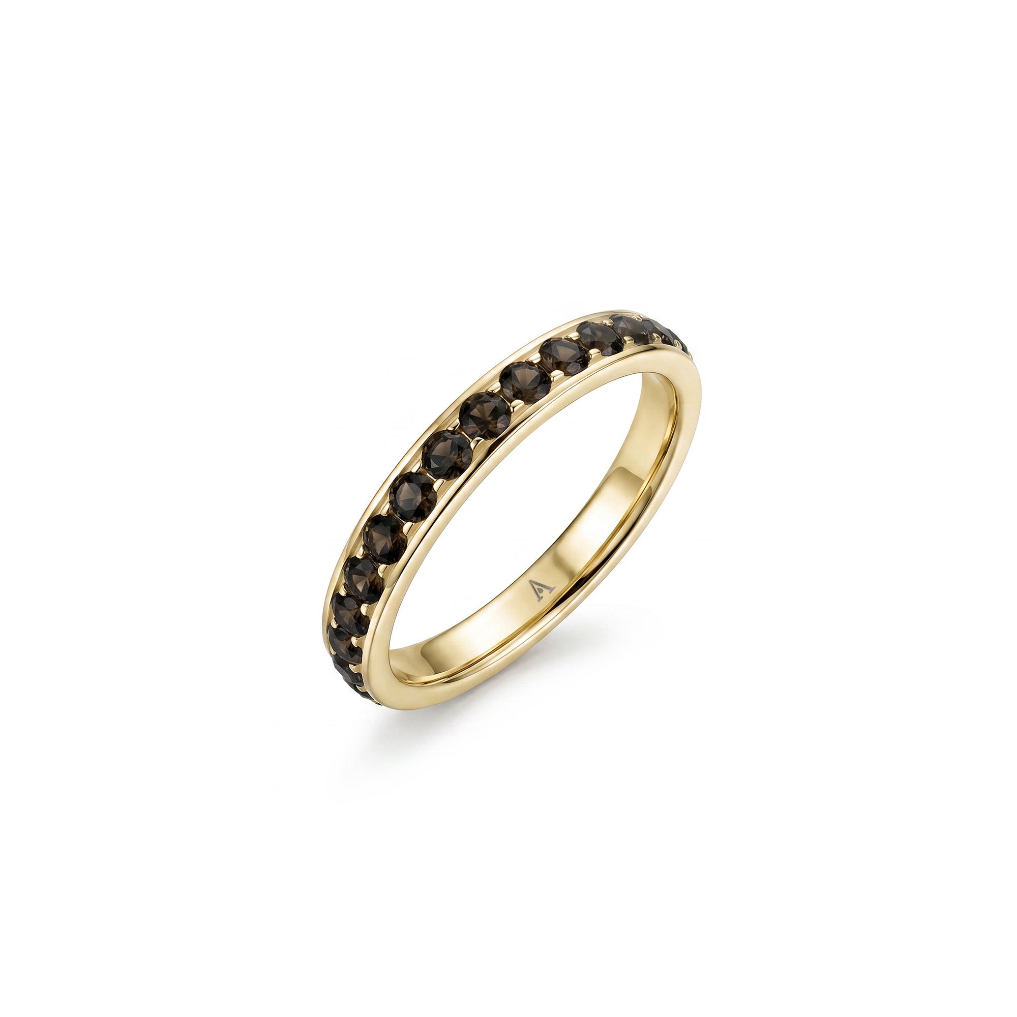 Rainbow Black Diams - or jaune 18k