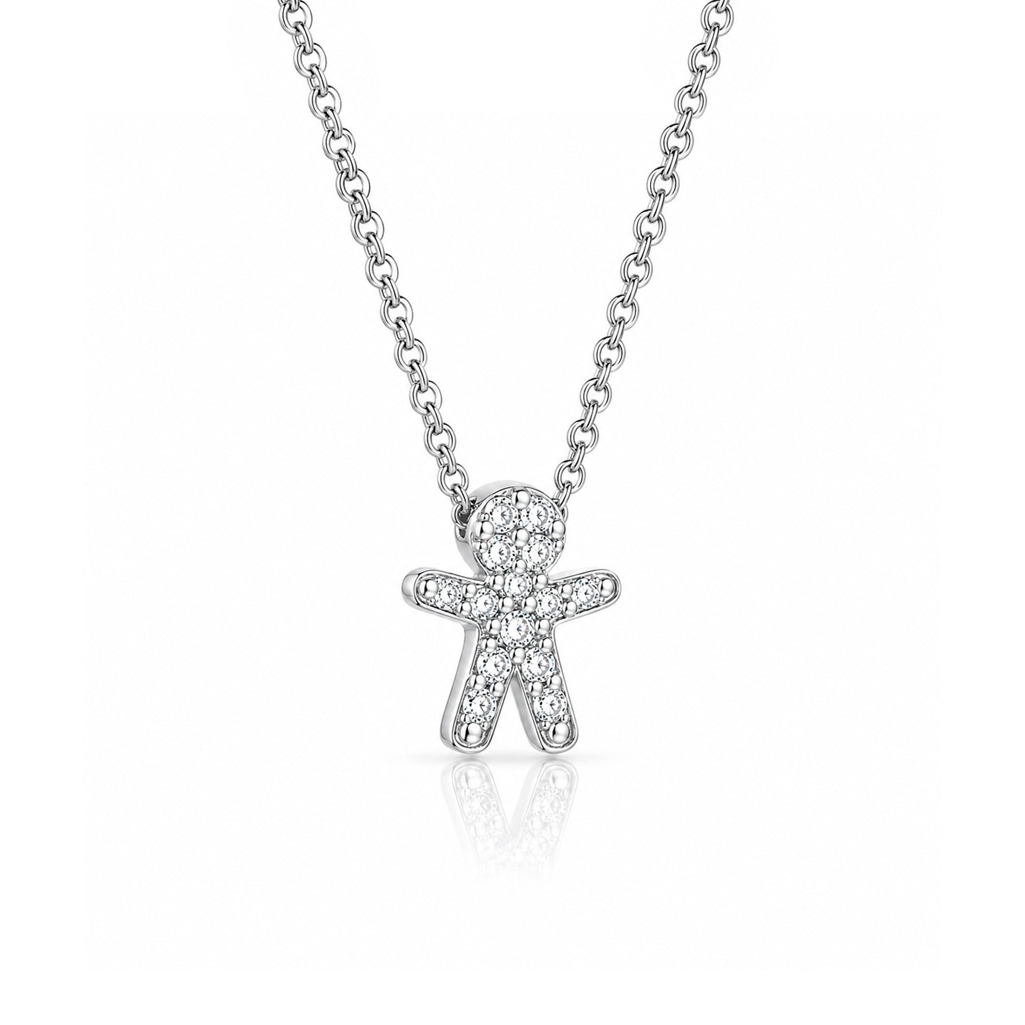 The Little One – Diamond Pavé | Weissgold 18 K