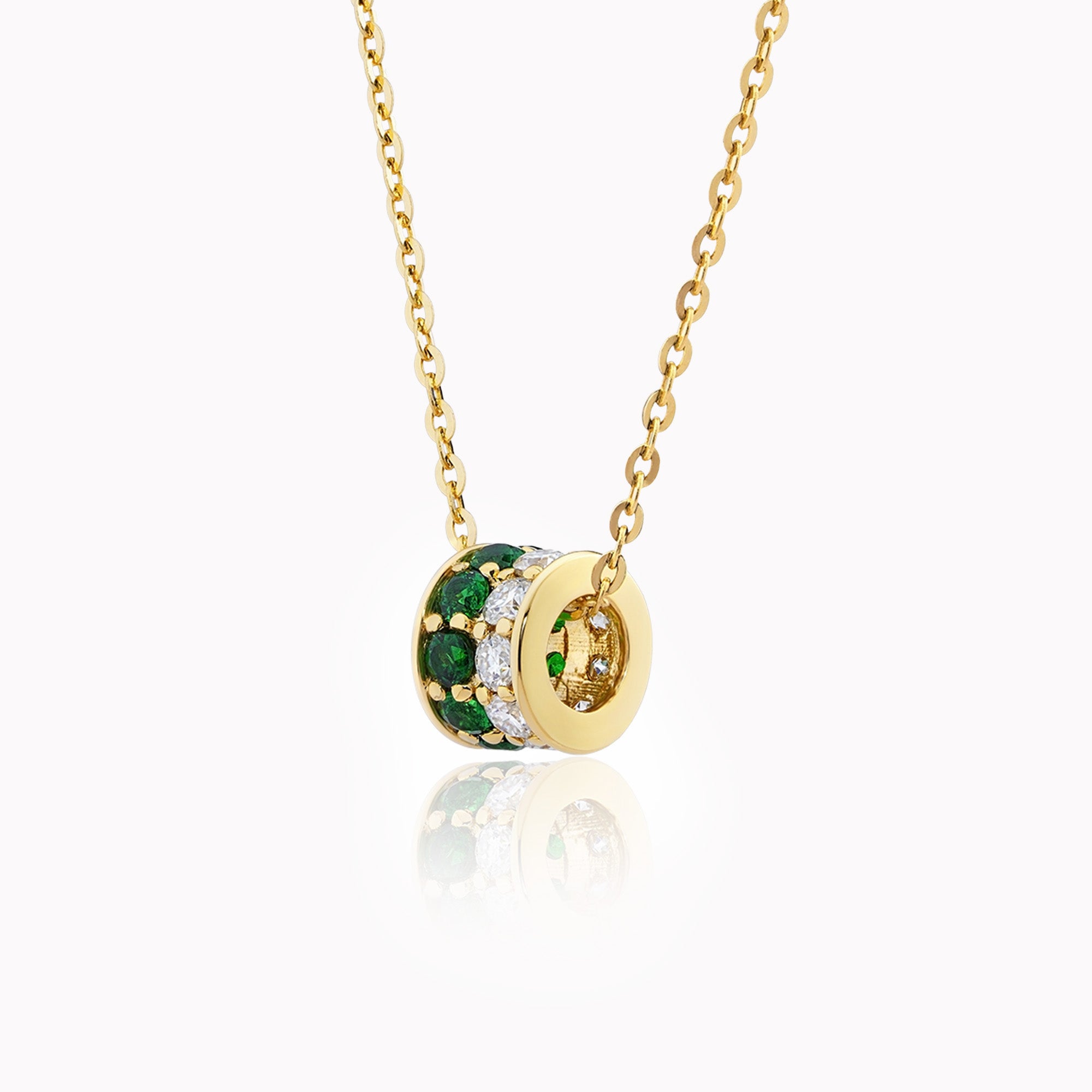 Collier Rainbow - or  jaune18k