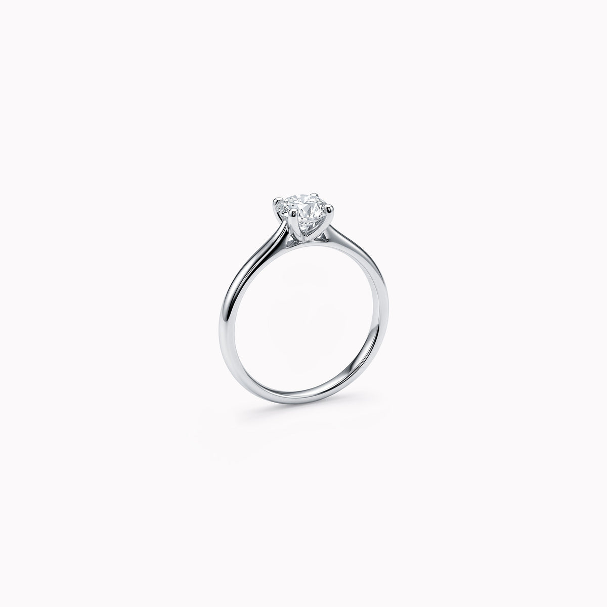 The V-Shape L 0.50 Karat - Weissgold 18 K