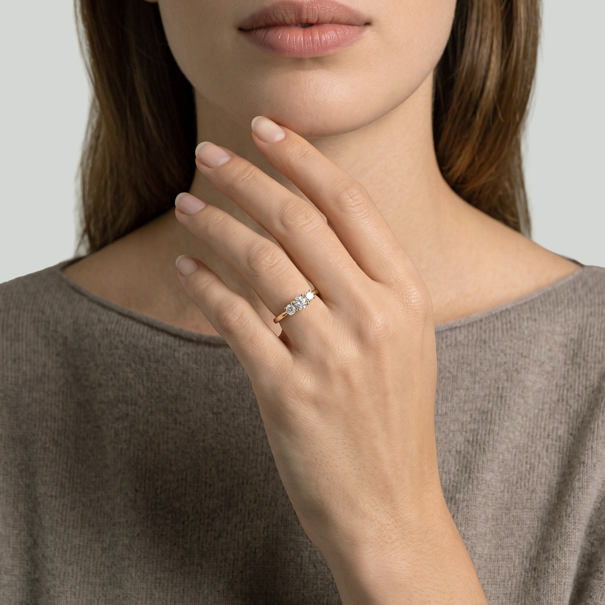 Three Little Birds – 0.30 ct – 18k yellow gold