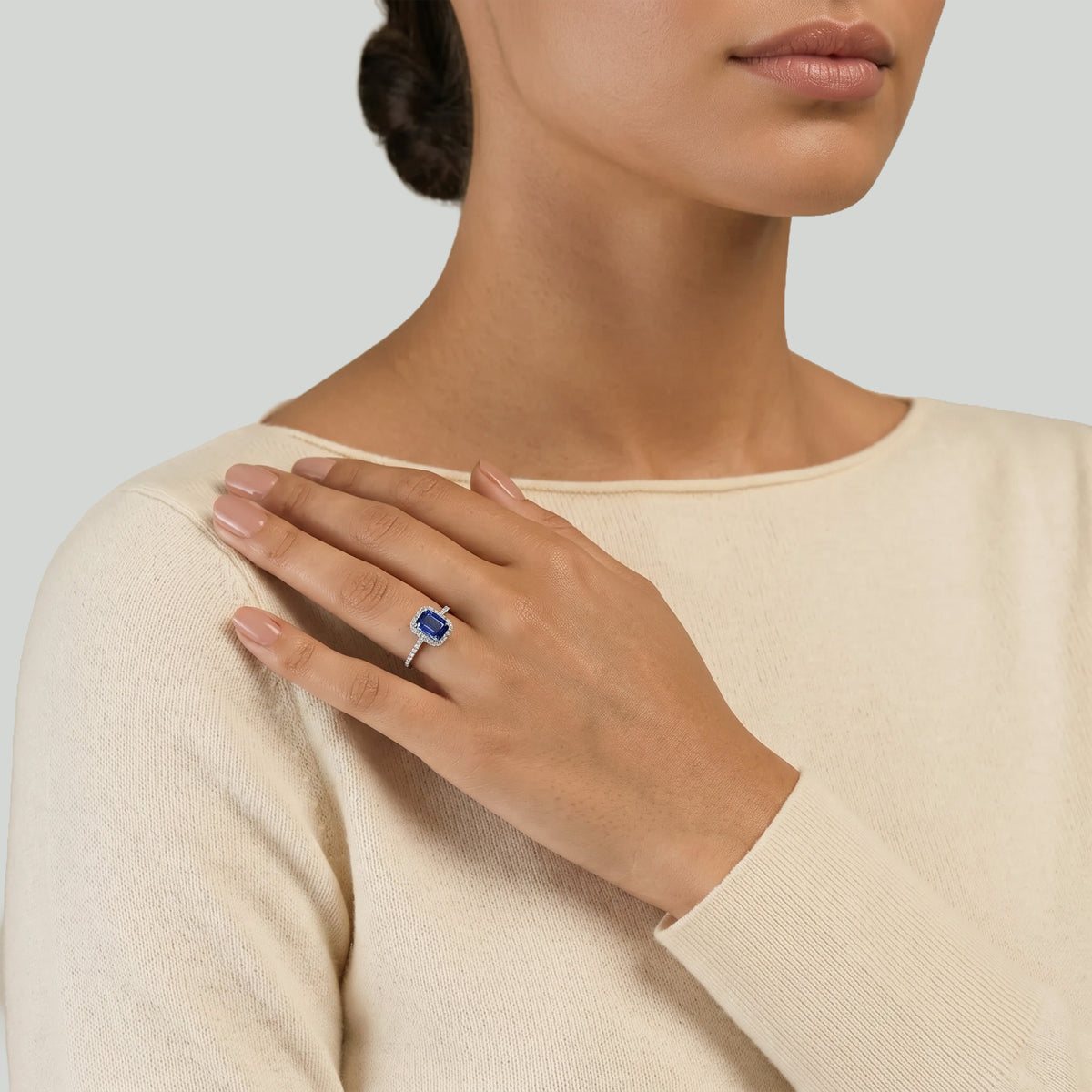 Tanzanian Queen  - 1.00 carat - platine 950