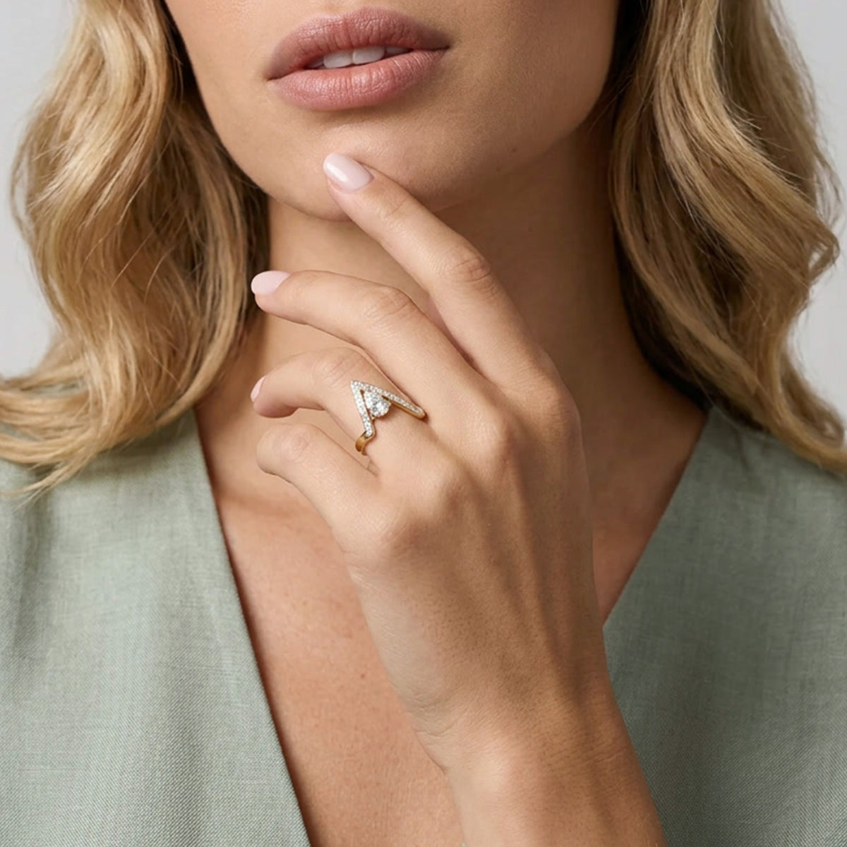 The A-Ring 1.00 Karat -  Gelbgold 18K