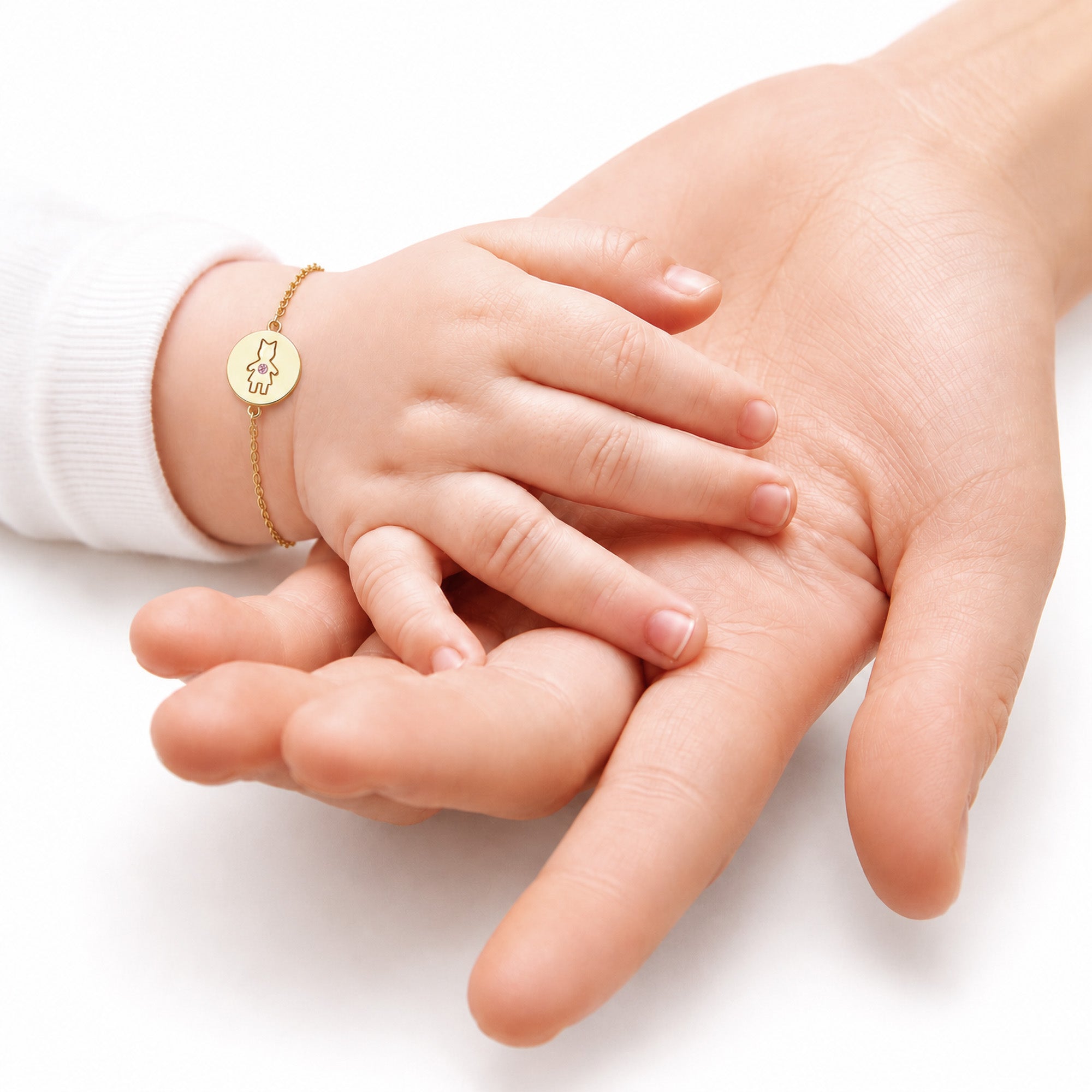 The Little Muse – Blue Diamond | Bracelet en Or Jaune 18K