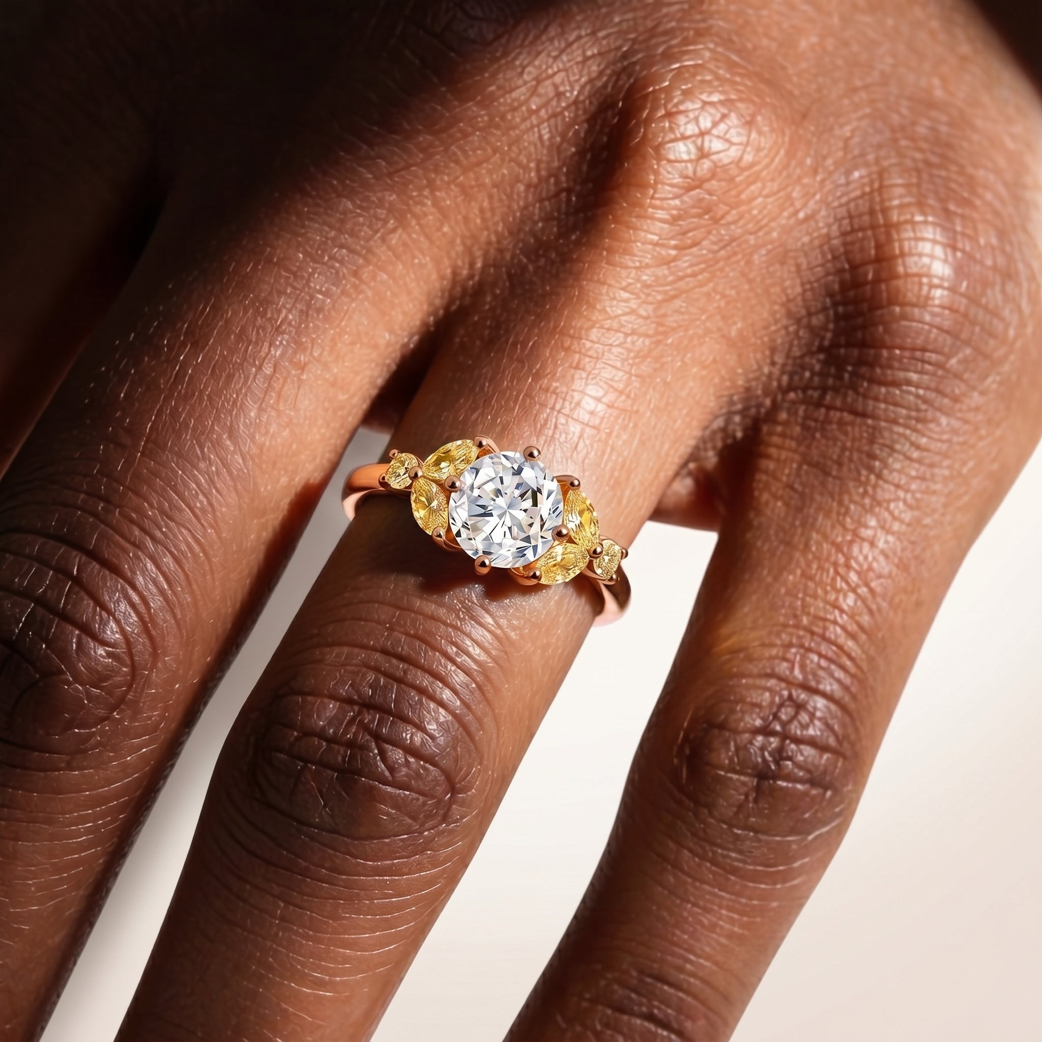 Little Bees Yellow 1.0  Karat  - Rotgold 18K