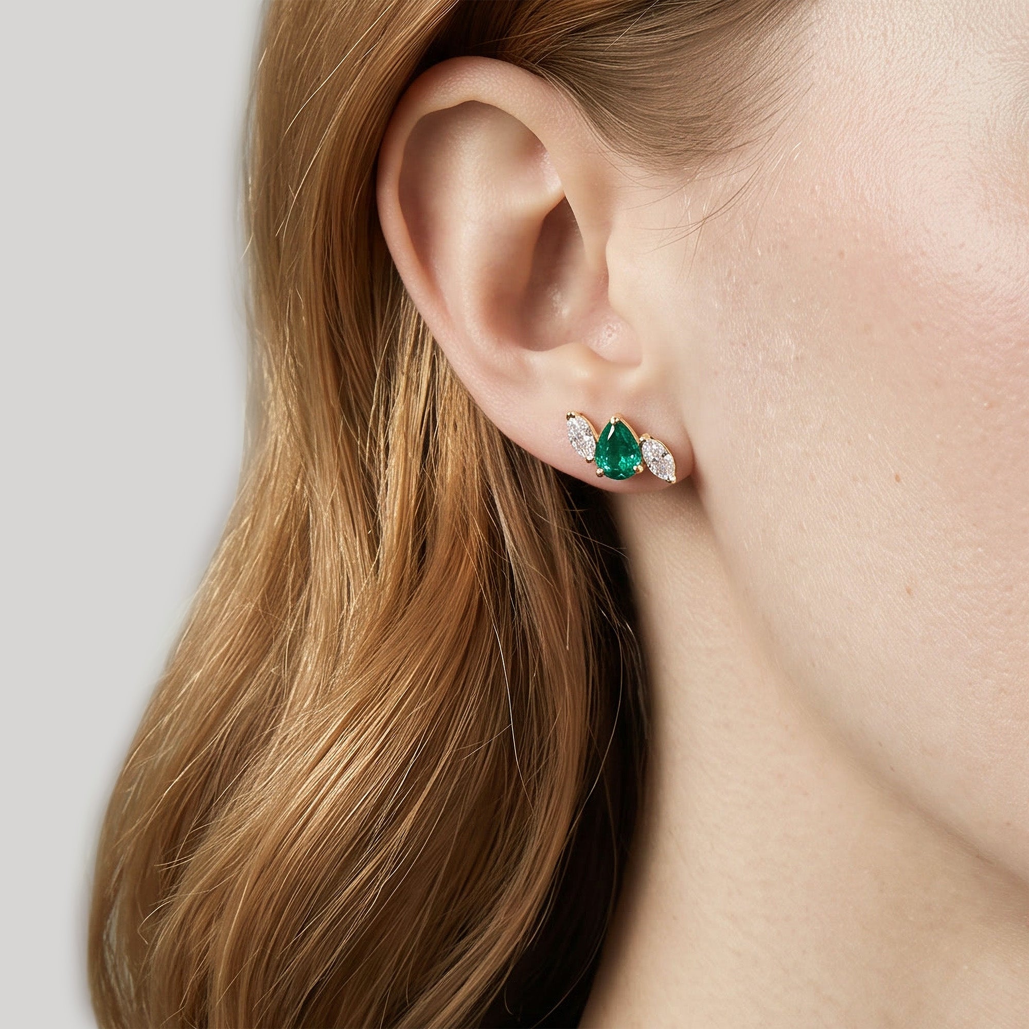 Boucles d'oreilles Wild Forest - Or Jaune 18k
