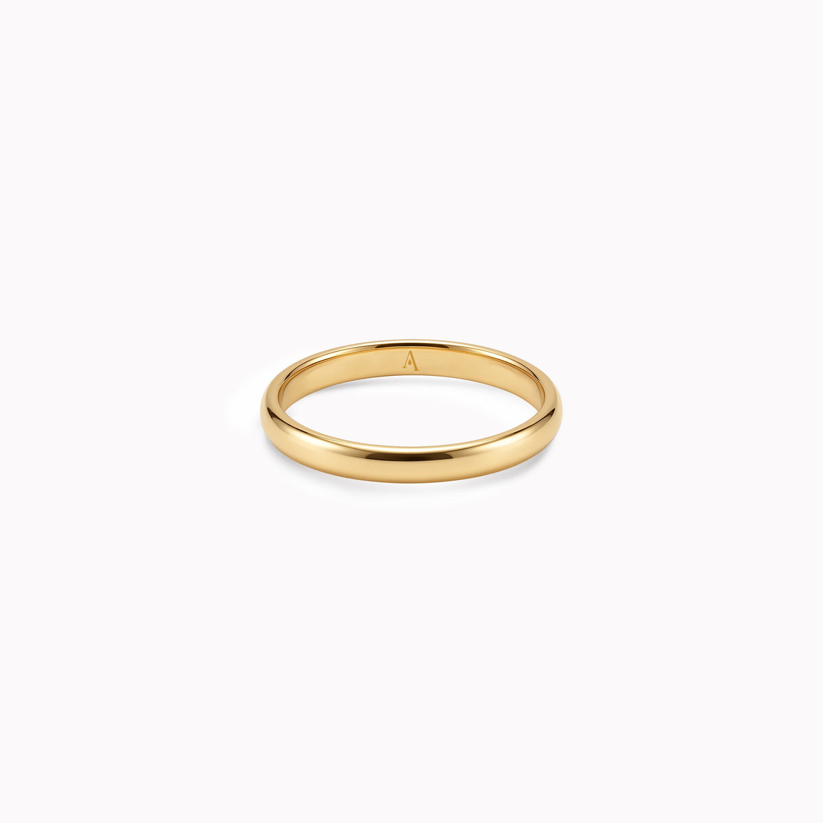 The Curvy 3.0 mm - or jaune 18k