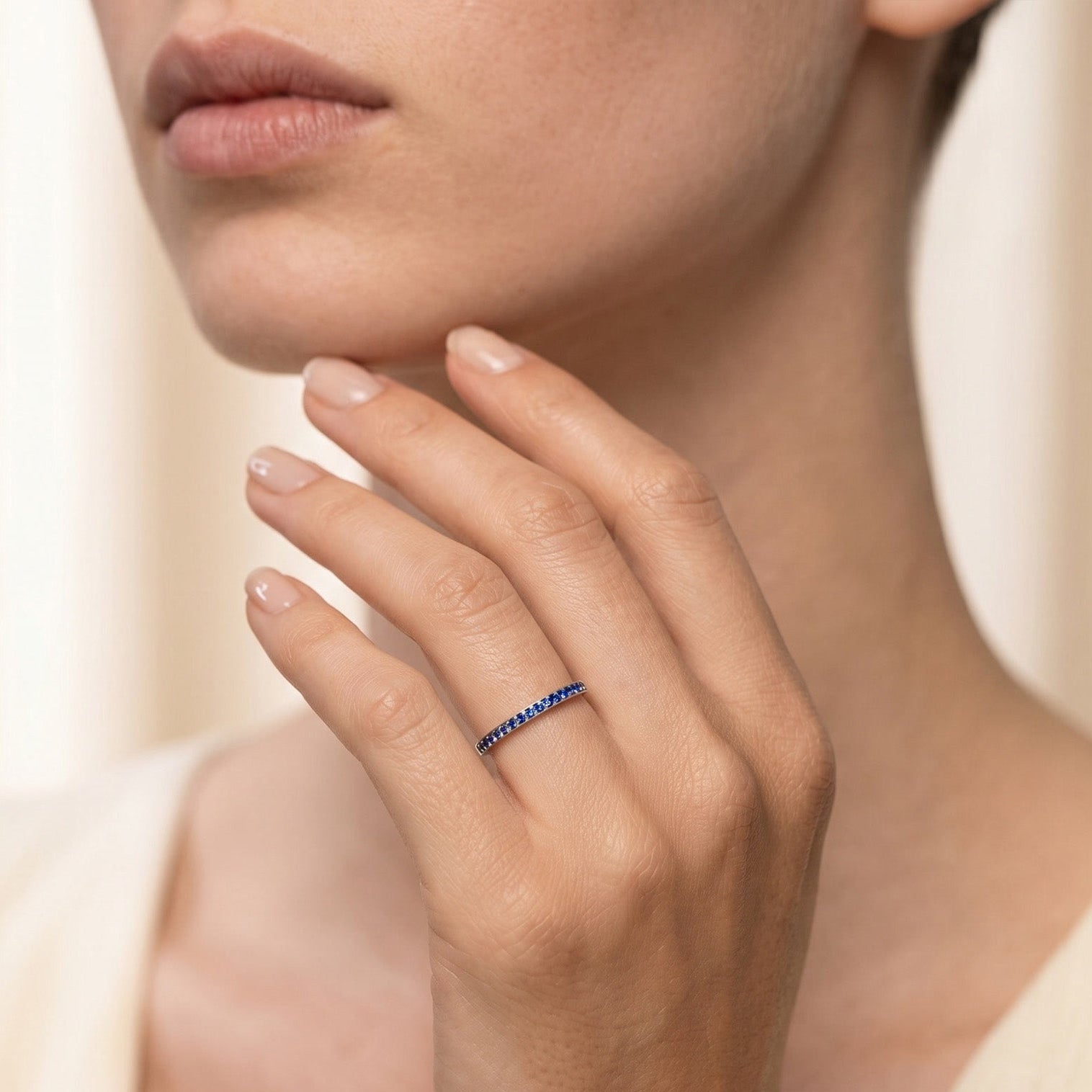 Rainbow Bleu - Weissgold 18K