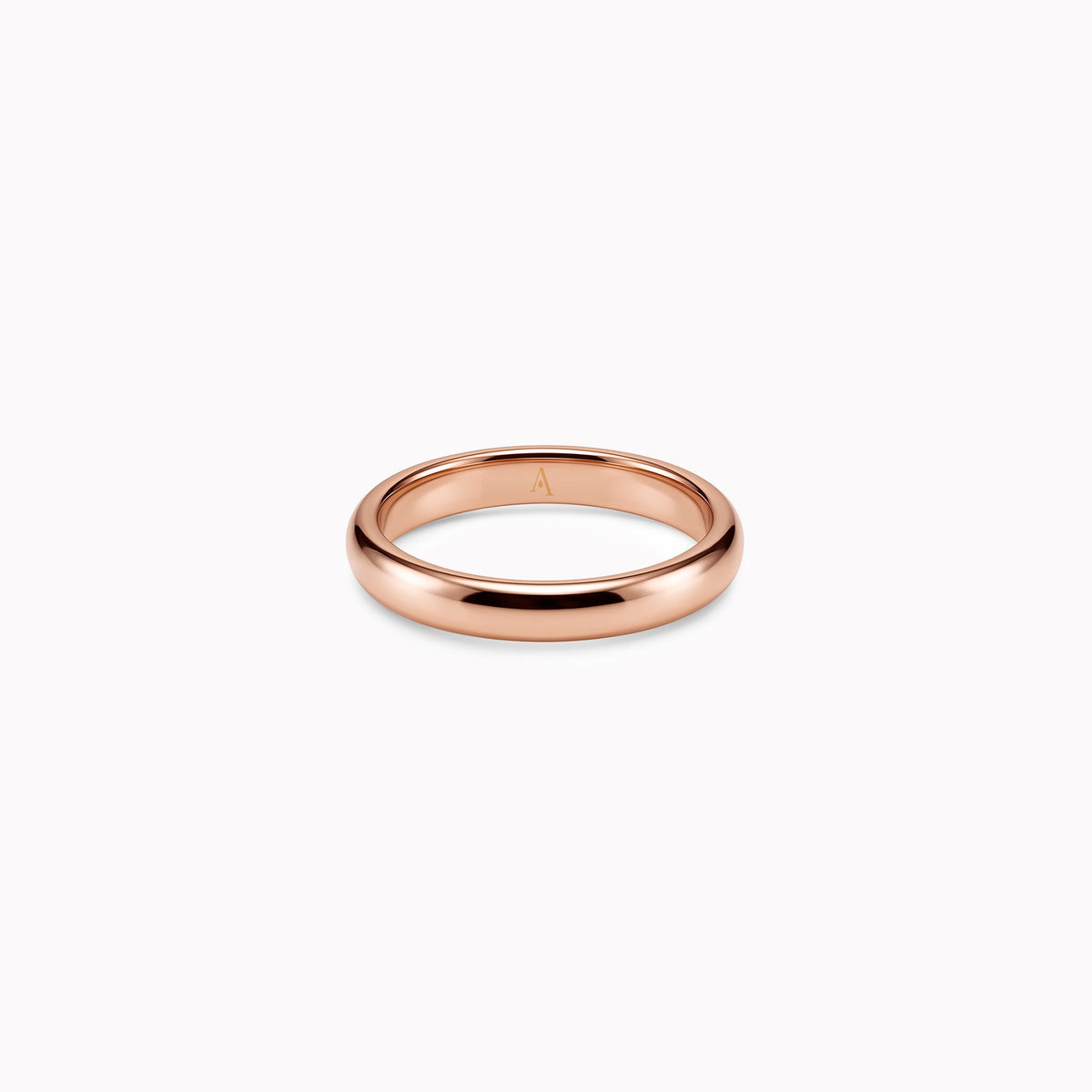 The Curvy 4.0 mm - or rouge 18k