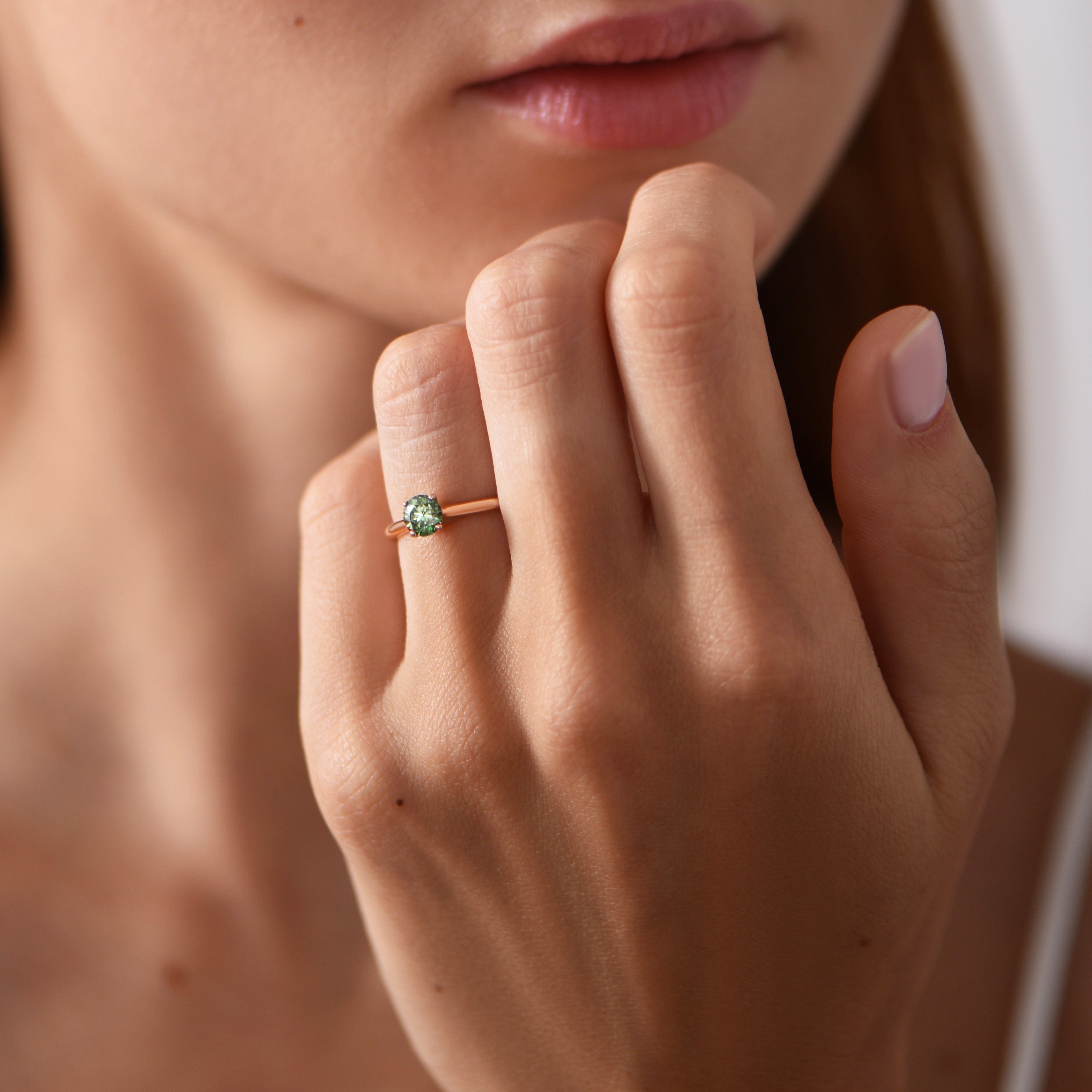 Miss Sweetheart Green  0.50 Karat - Rotgold 18K