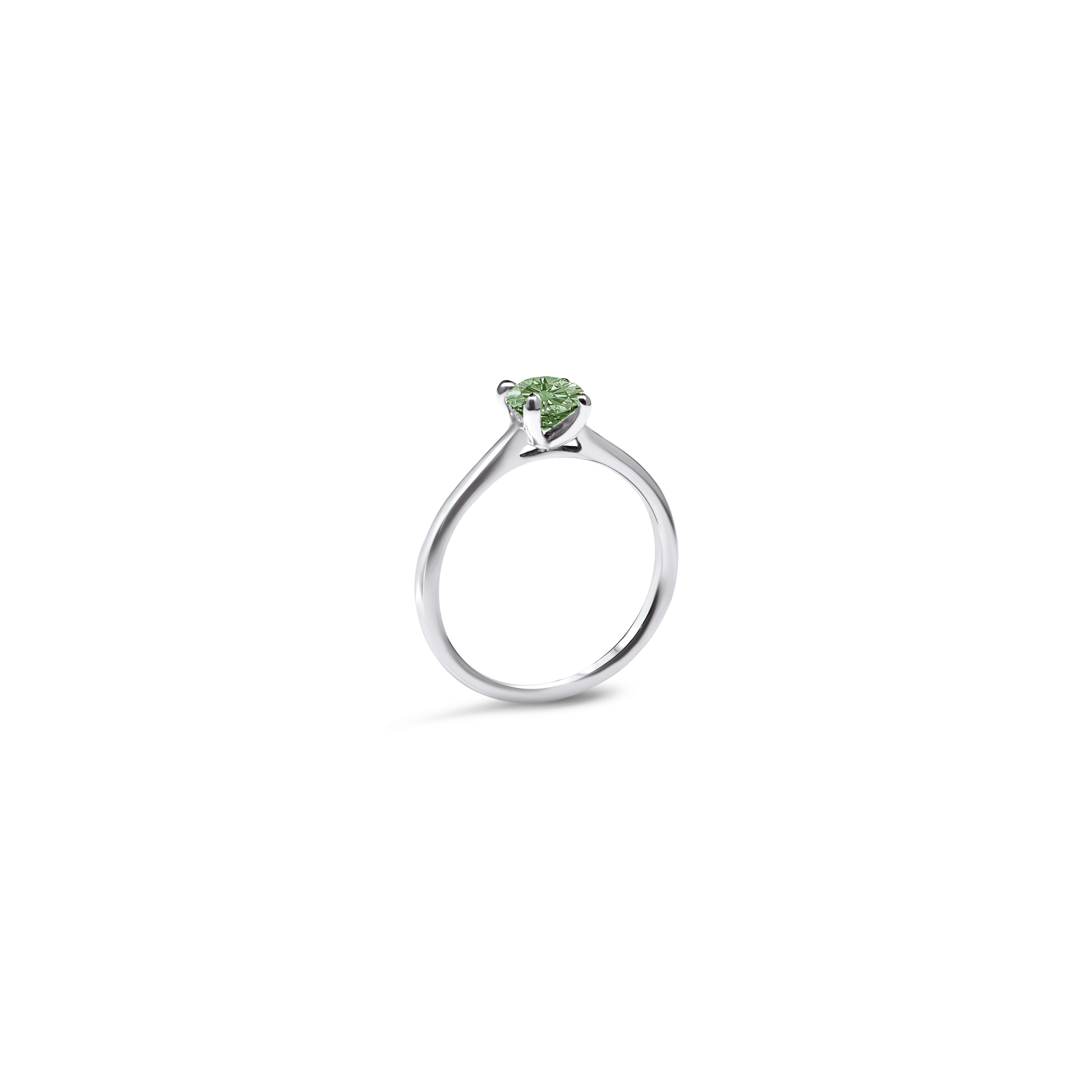 The V-Shape L Green 0.50 carats - or blanc 18k - AGUADEORO