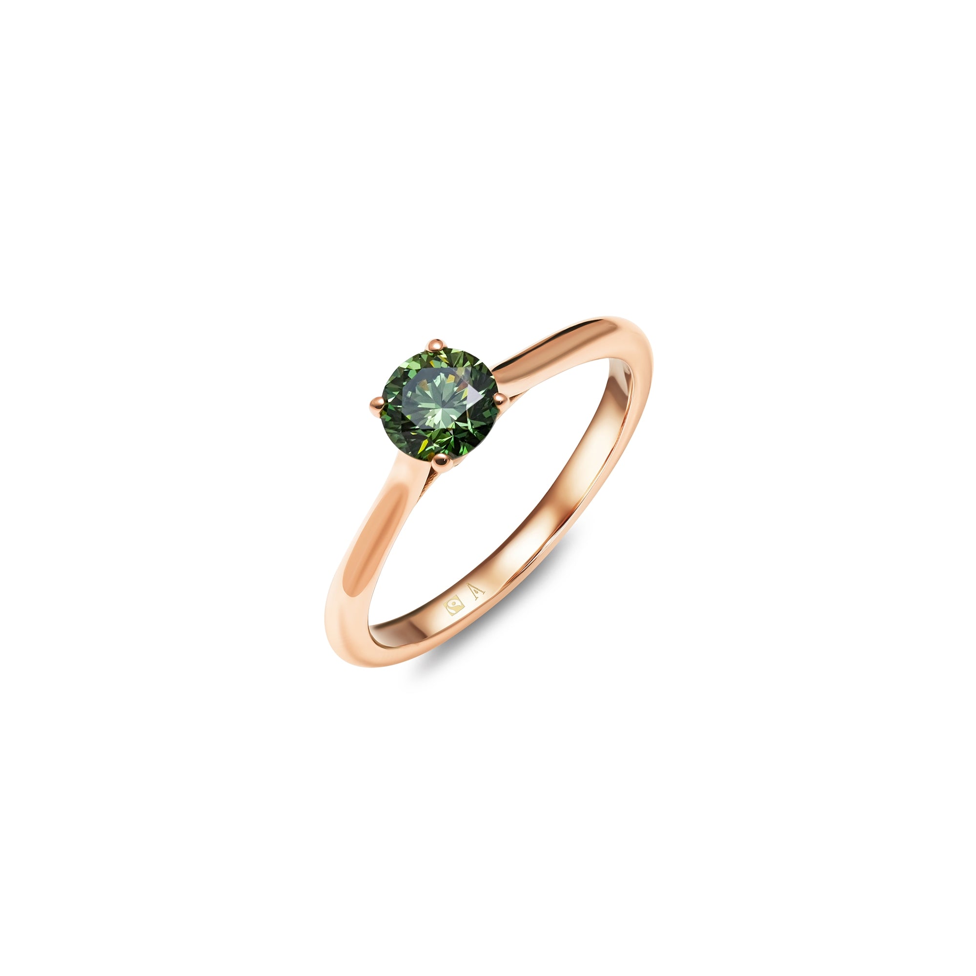 Miss Sweetheart Green  0.50 Karat - Rotgold 18K