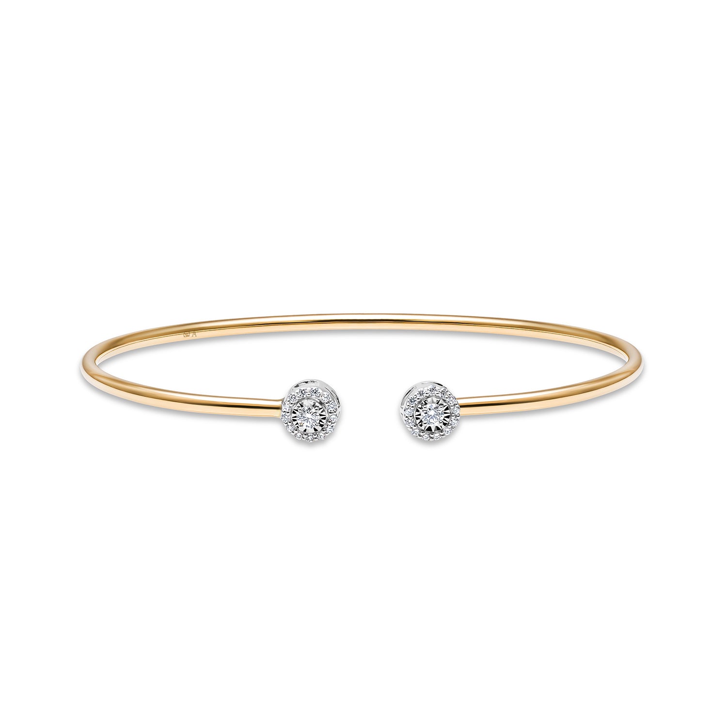 Little Funkee Girl The Bangle 0.23 carats - yellow gold 18K