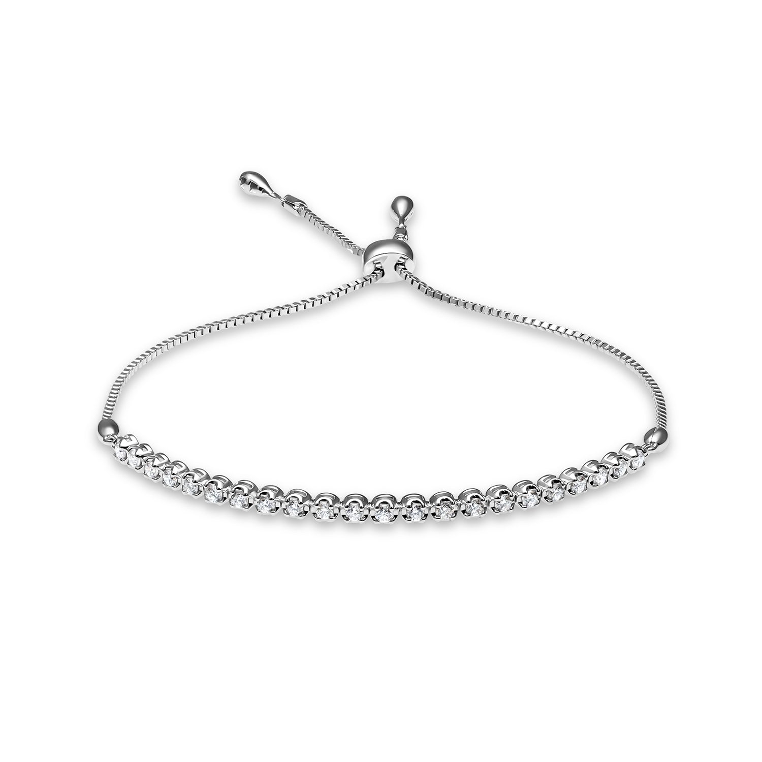 The Queen Diadem Bracelet 0.53 carats - white gold 18k