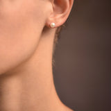 Pearl  Earrings - White Gold 18k