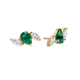 Boucles d'oreilles Wild Forest - or Jaune 18k