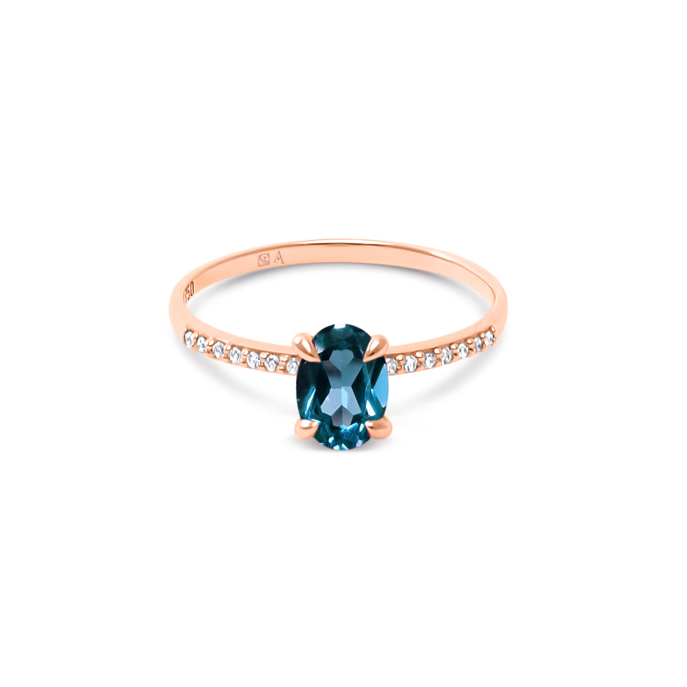 Bague AA-286 - or rouge 18k - AGUADEORO