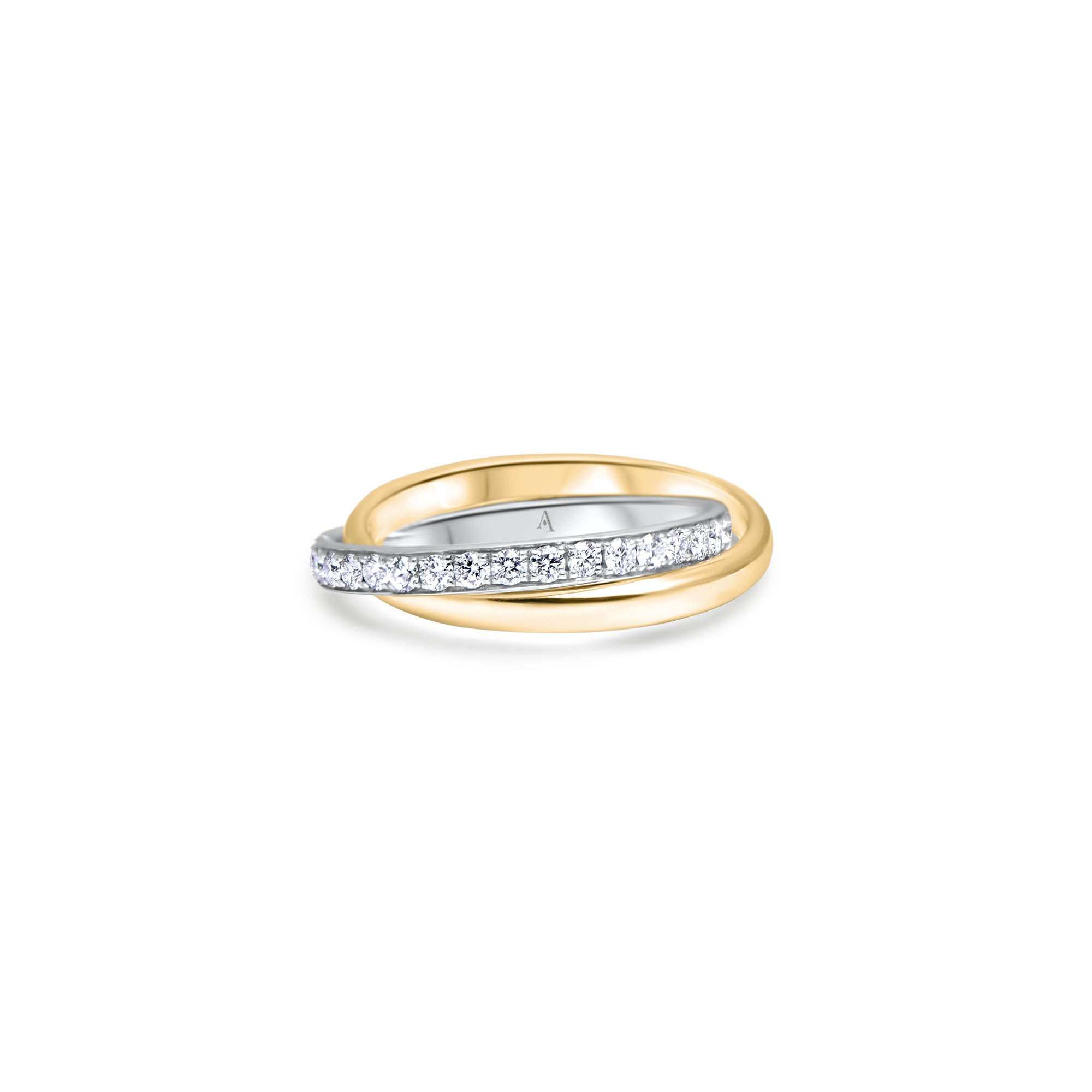 The Infinite Double Color Constellation - or blanc et or jaune 18k - AGUADEORO