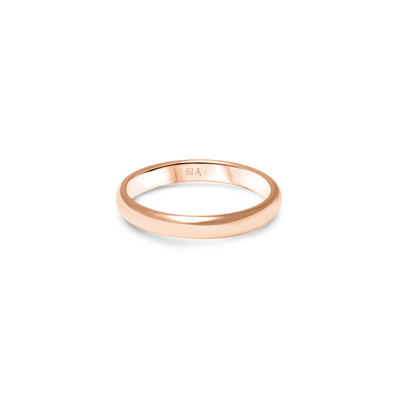 The Curvy 3.5 mm - or rouge 18k
