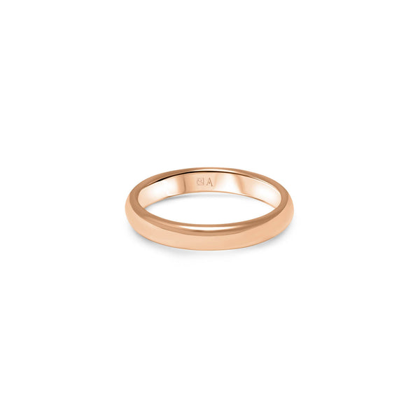 The Curvy 4.0 mm - Rotgold 18 K