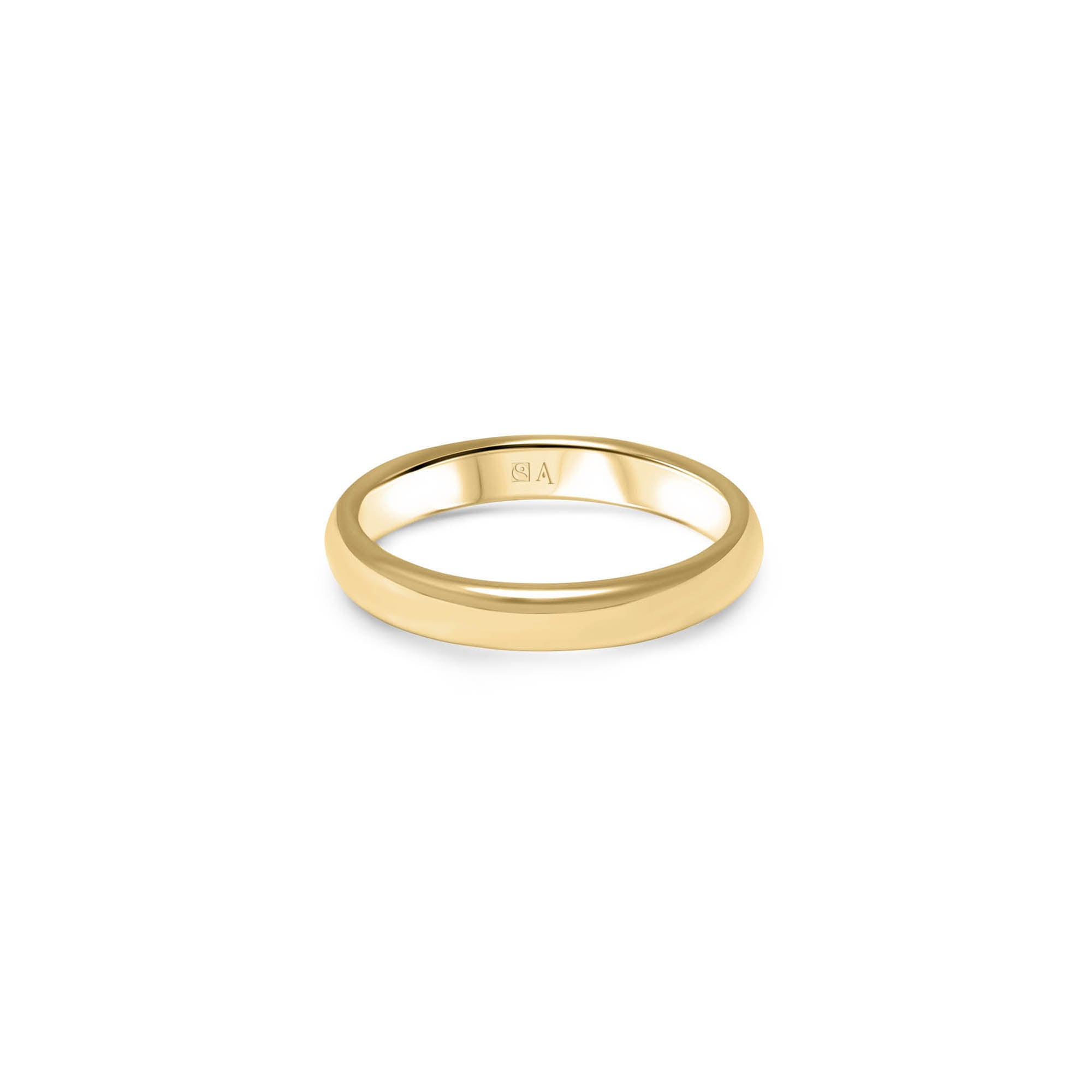 The Curvy 4.0 mm - or jaune 18k - AGUADEORO