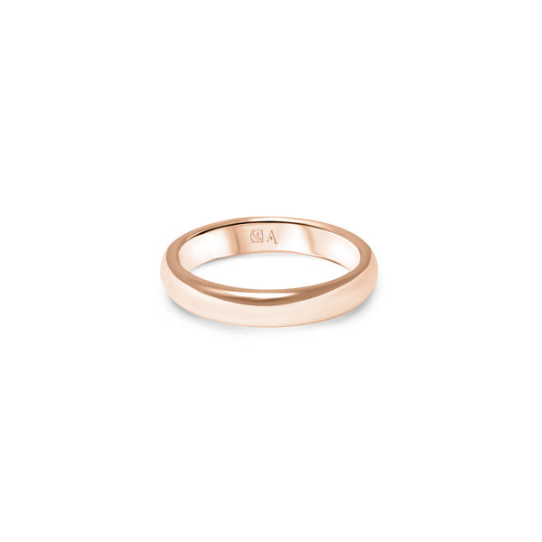 The Curvy 4.5 mm - Rotgold 18 K