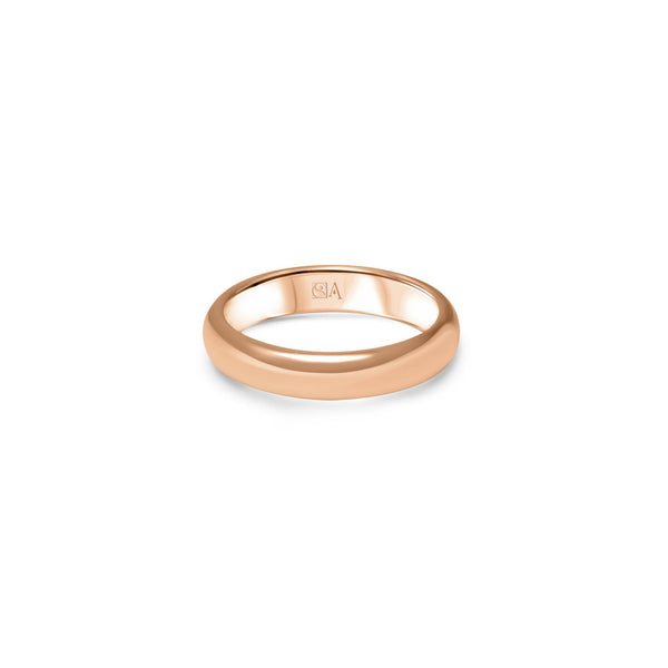 The Curvy 5.0 mm - Red Gold 18k