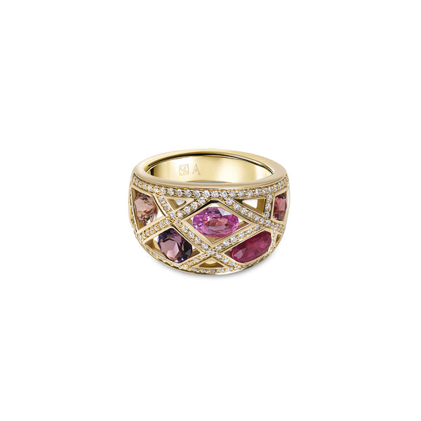 Ring AA-302- 18k red gold