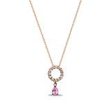 Collier CH-501 - or rouge 18k