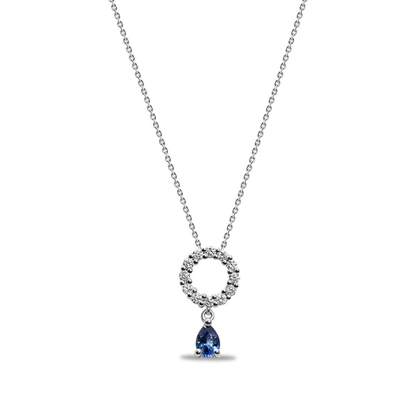 Necklace CH-502 - 18k White gold